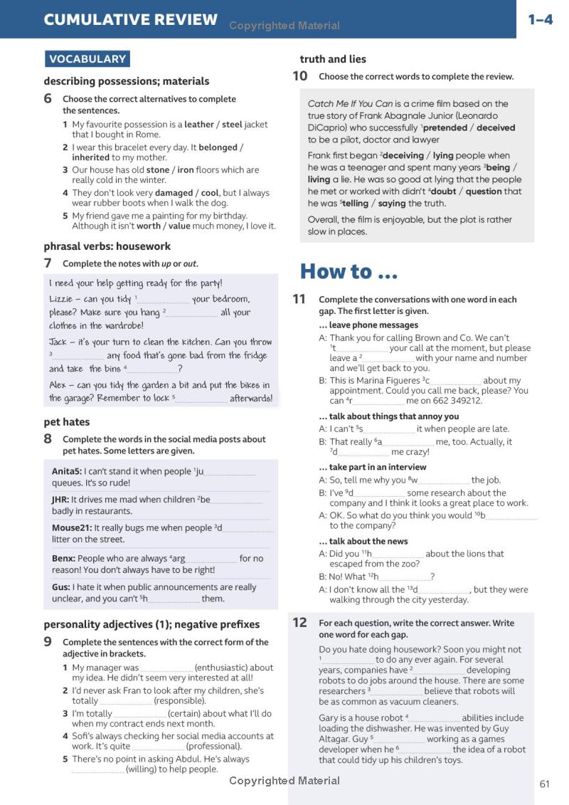 speakout b1+ - workbook with key (3rd edition) - Ảnh 7