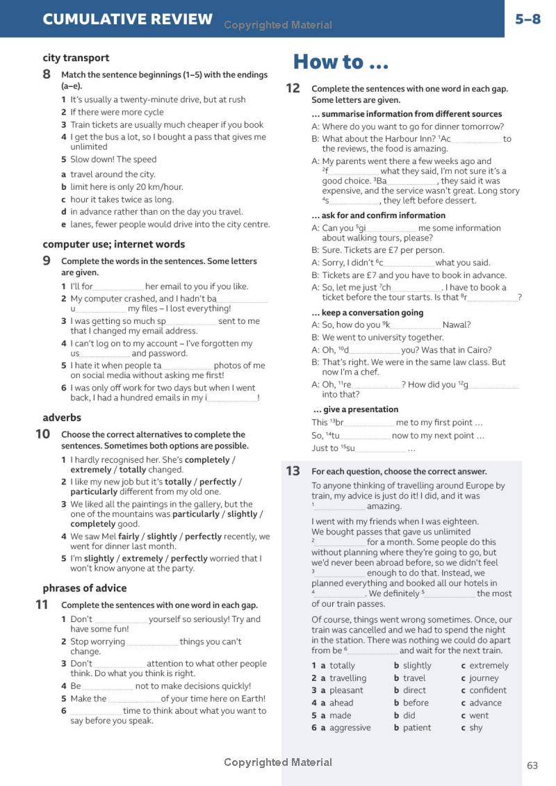 speakout b1+ - workbook with key (3rd edition) - Ảnh 9