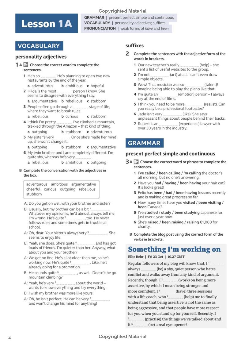 speakout b2 - workbook with key (3rd edition) - Ảnh 4