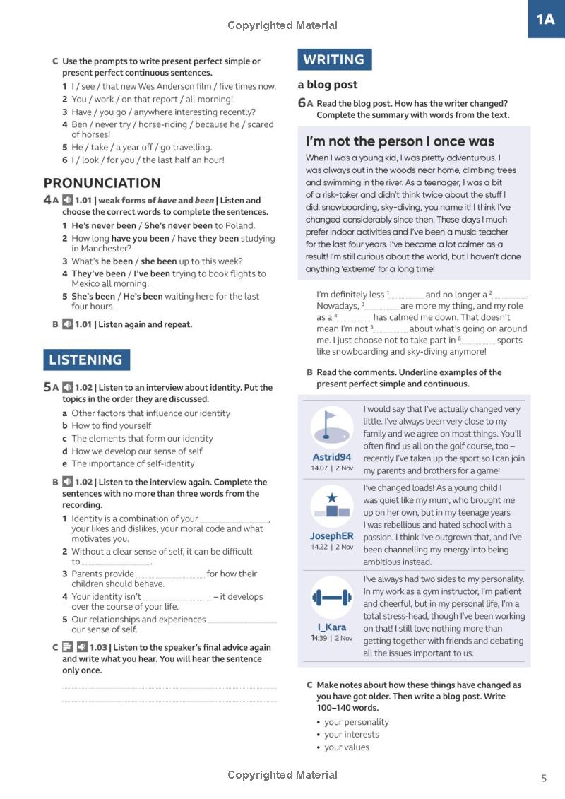 speakout b2 - workbook with key (3rd edition) - Ảnh 5