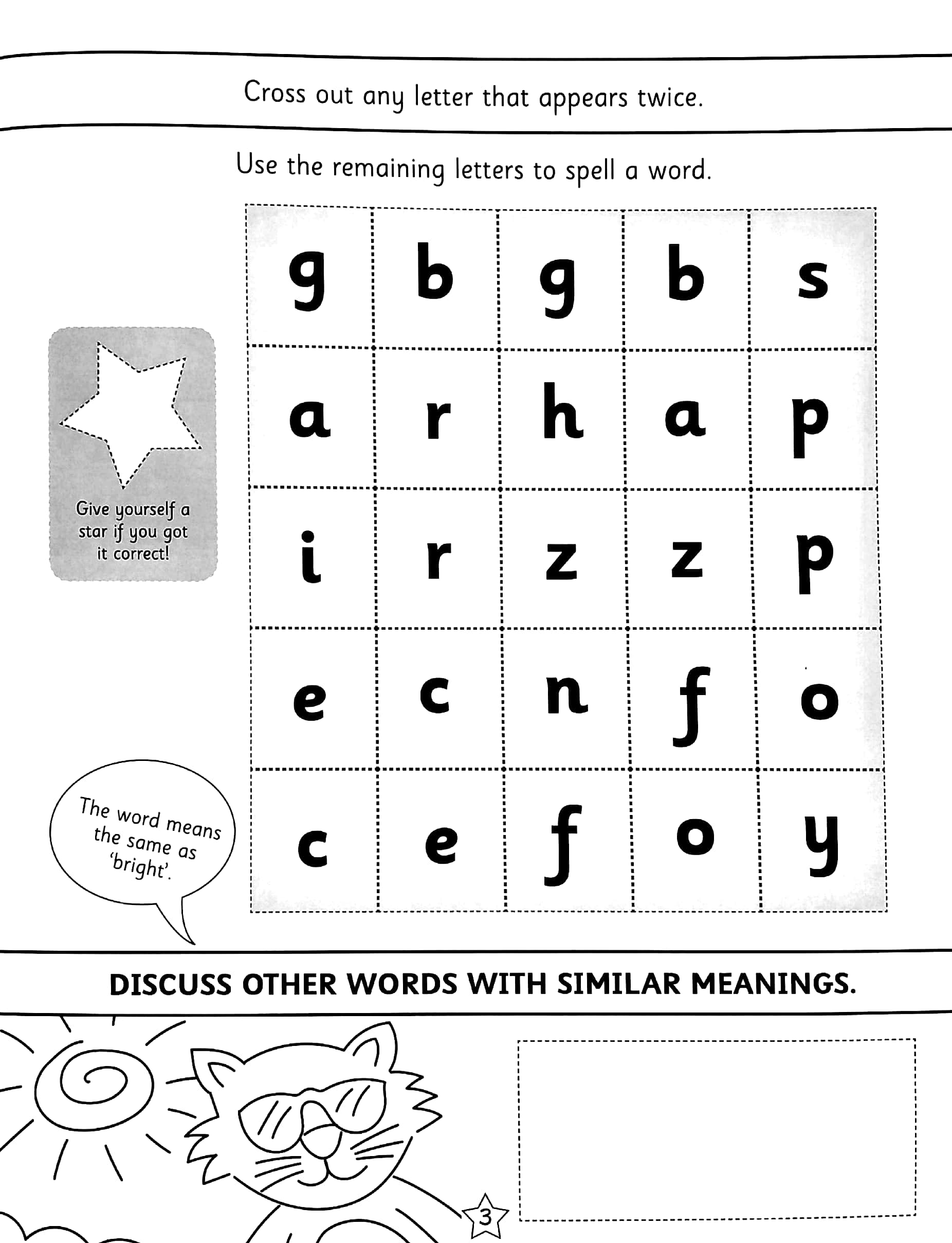 spelling with gold stars and pull out poster - Ảnh 5