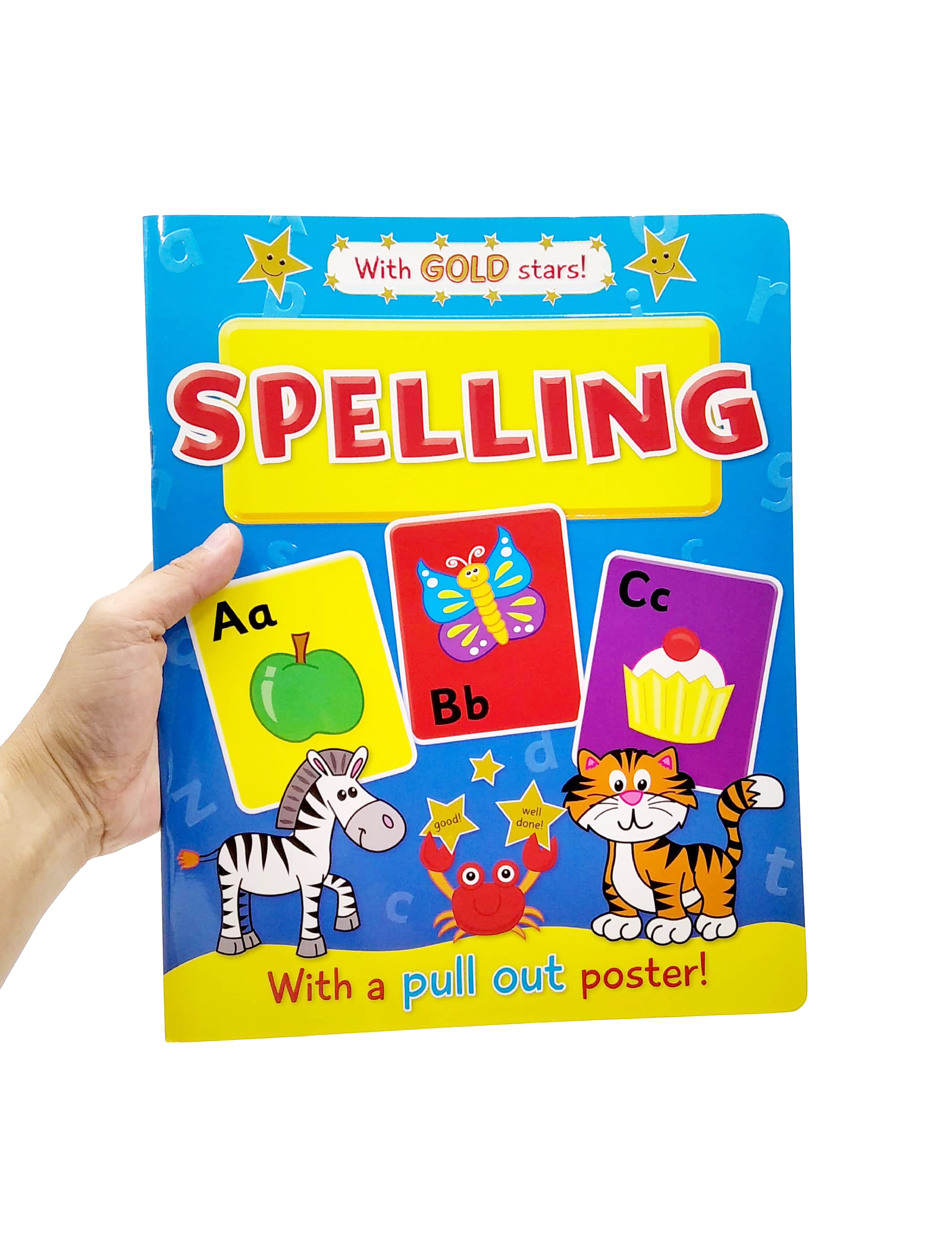 spelling with gold stars and pull out poster - Ảnh 7