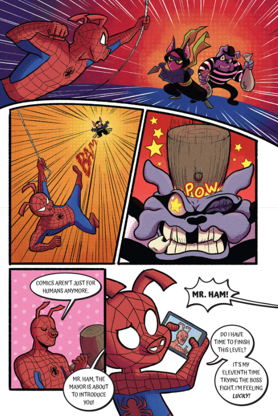 spider-ham original graphic novel: great power, no responsibility - Ảnh 4