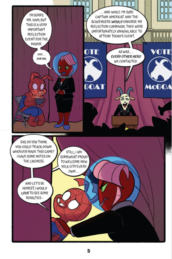 spider-ham original graphic novel: great power, no responsibility - Ảnh 5