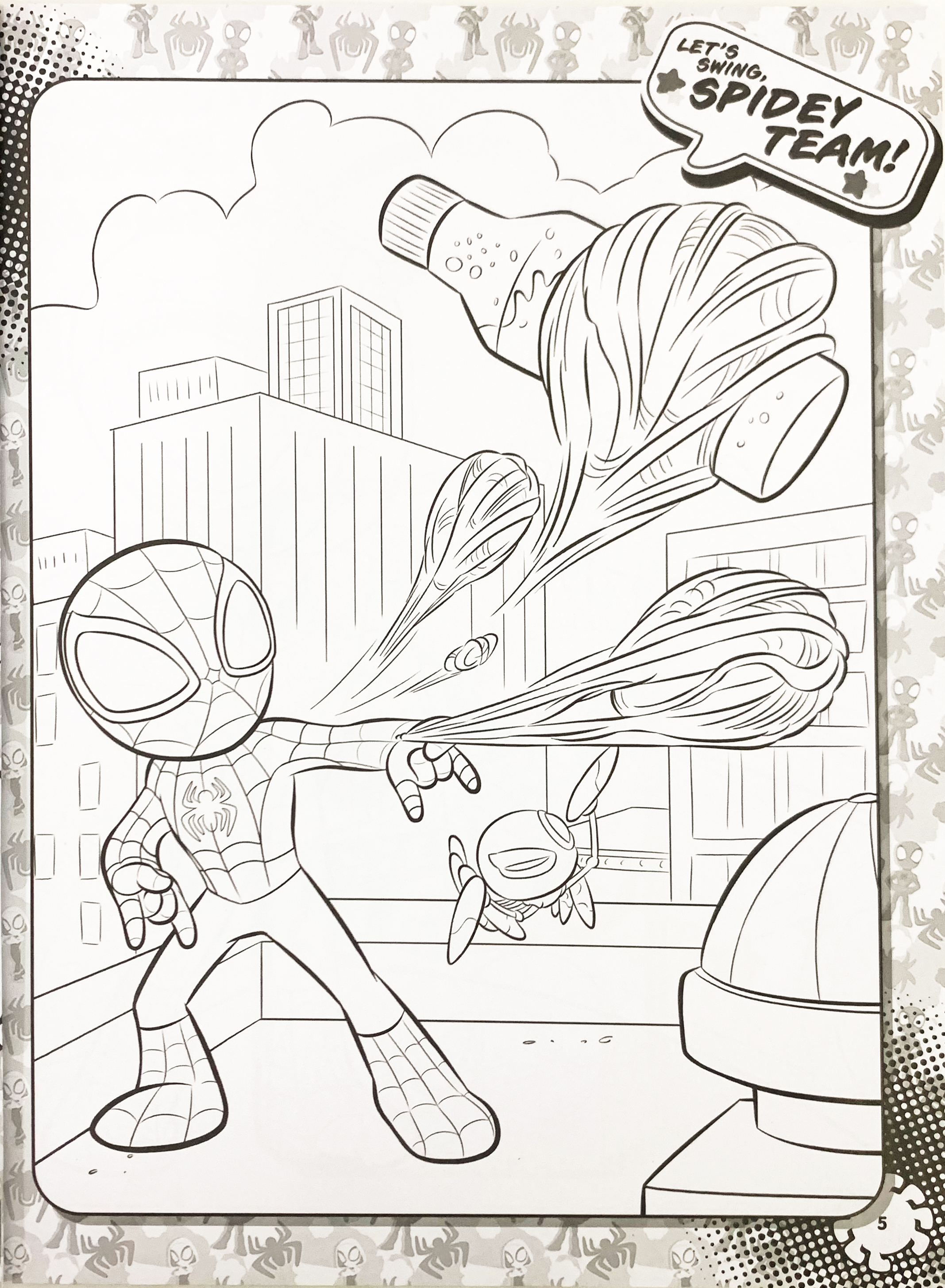 spidey and his amazing friends - mega colouring & activity book - Ảnh 5