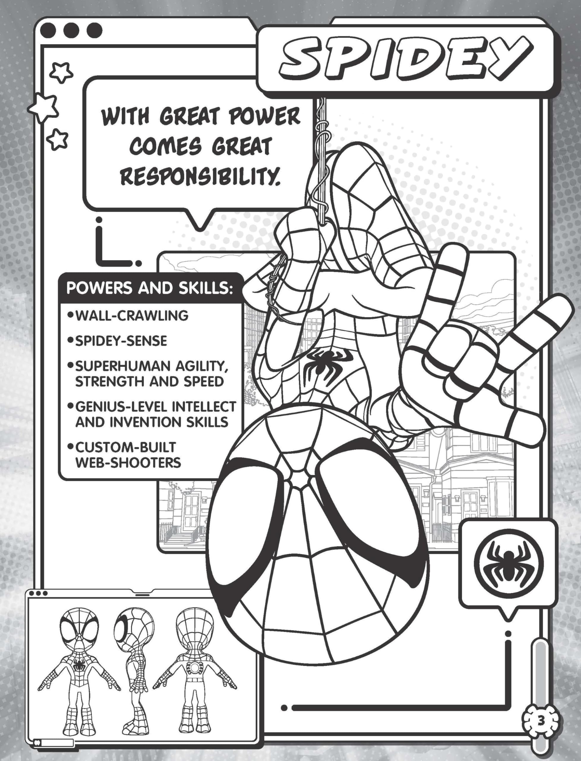spidey and his amazing friends - mega colouring book - glow webs glow - Ảnh 4
