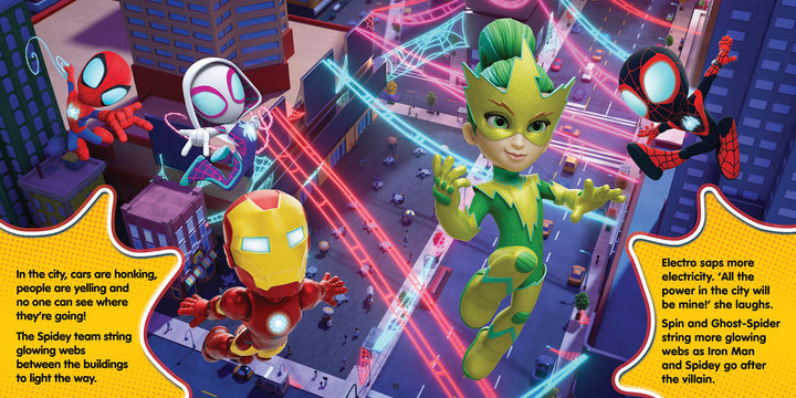 spidey and his amazing friends - pop-up book - team up! - Ảnh 4