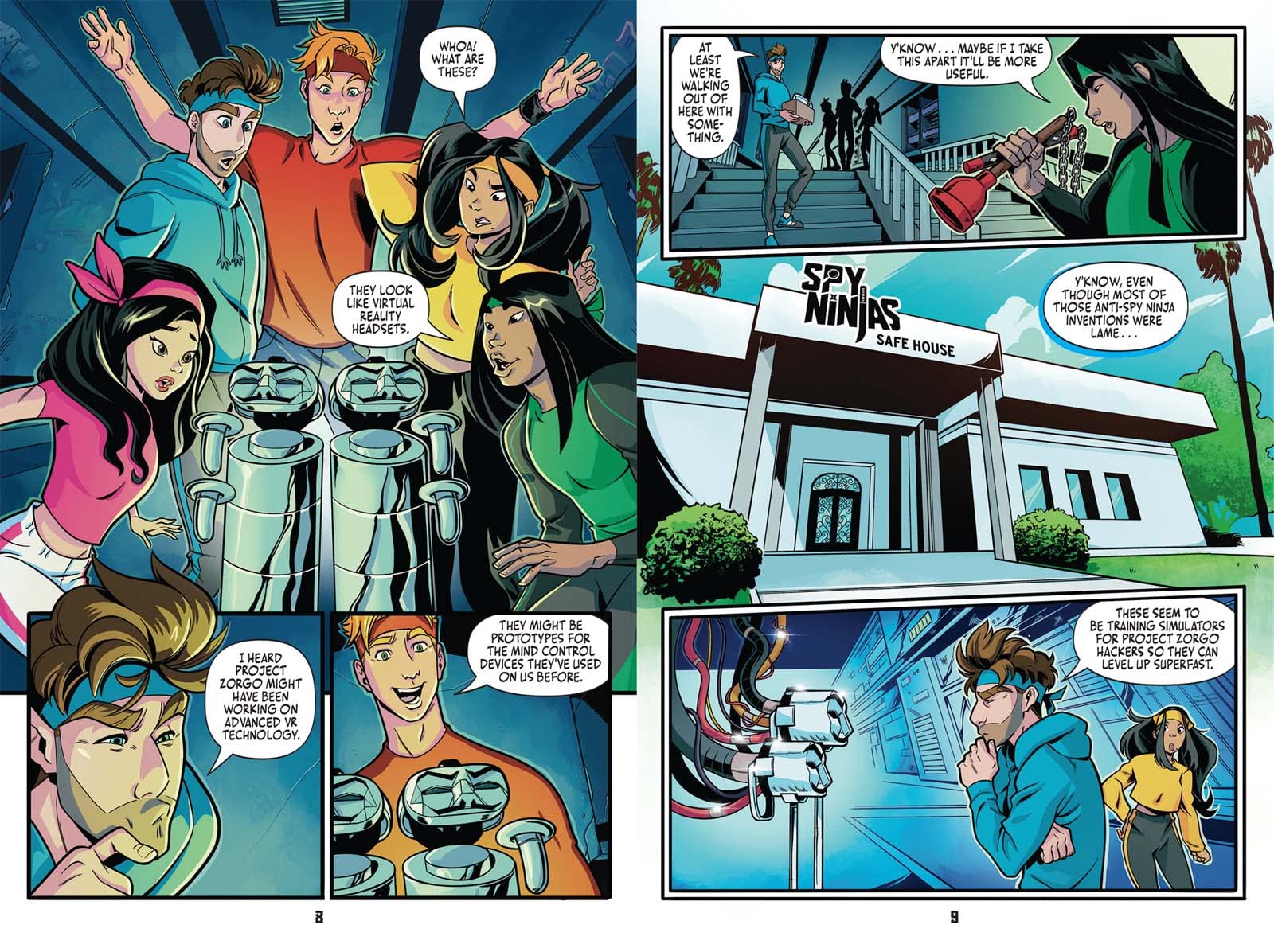 spy ninjas official graphic novel: virtual reality madness! - Ảnh 5