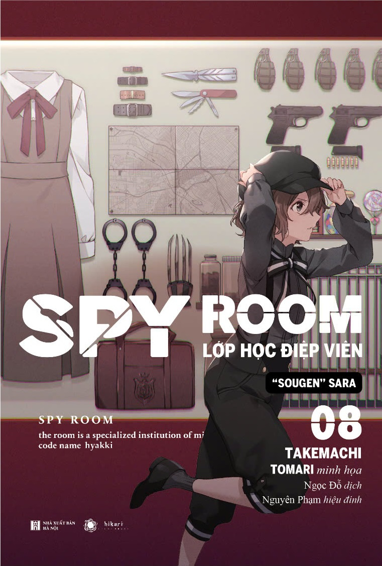 spy room - lớp học điệp viên - tập 8 - sougen sara - tặng kèm bookmark - Ảnh 2