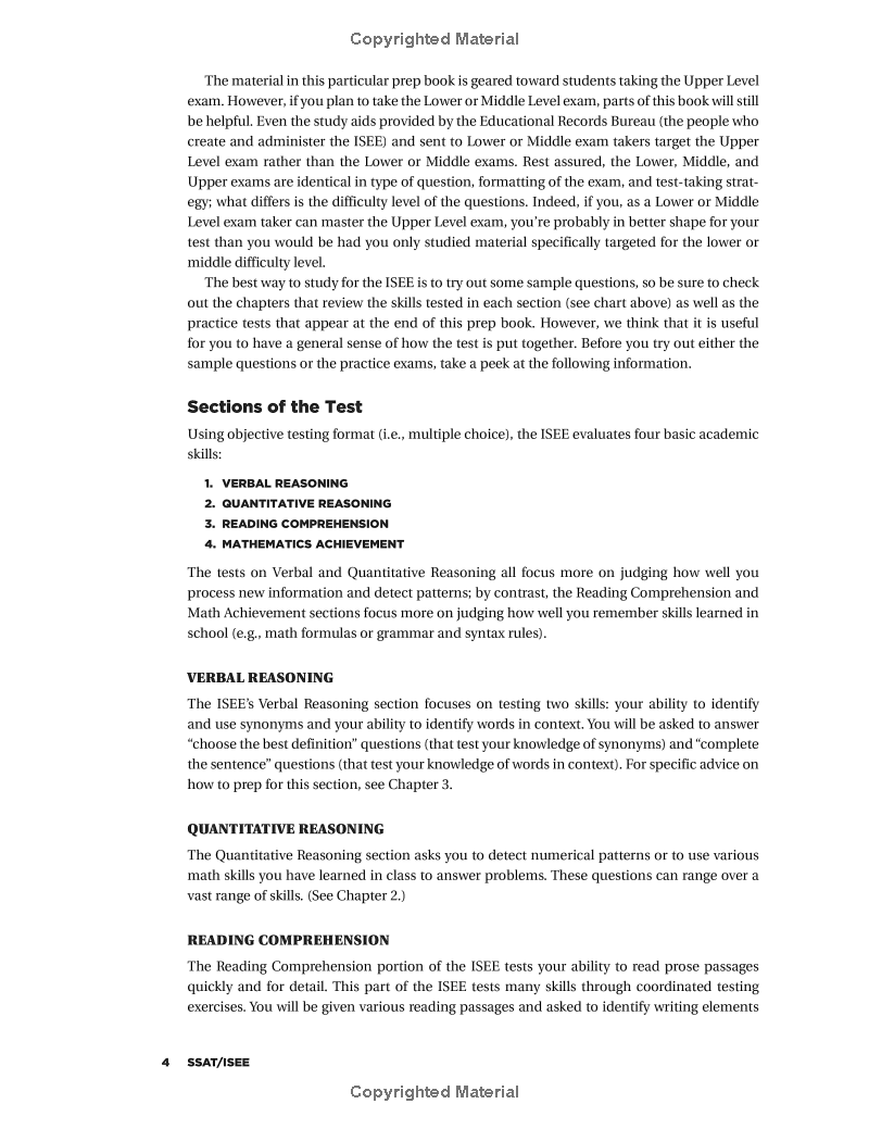 ssat/isee: high school entrance examinations 4th edition (barron's test prep) - Ảnh 11