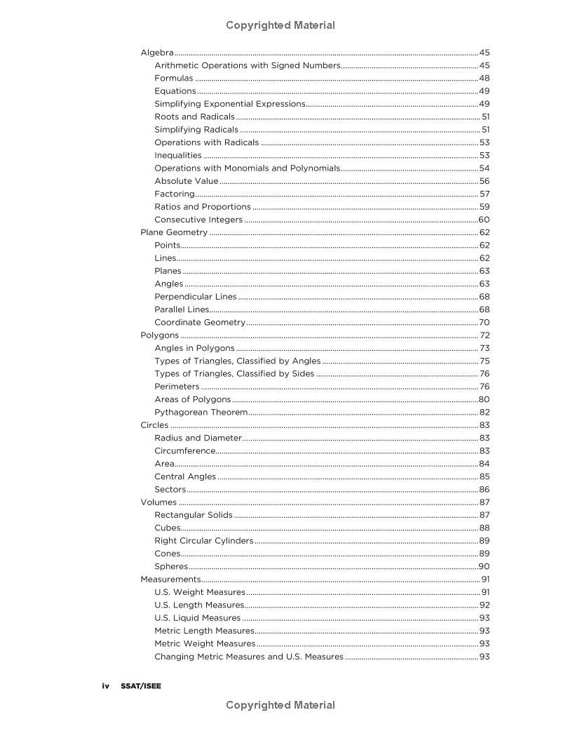 ssat/isee: high school entrance examinations 4th edition (barron's test prep) - Ảnh 5
