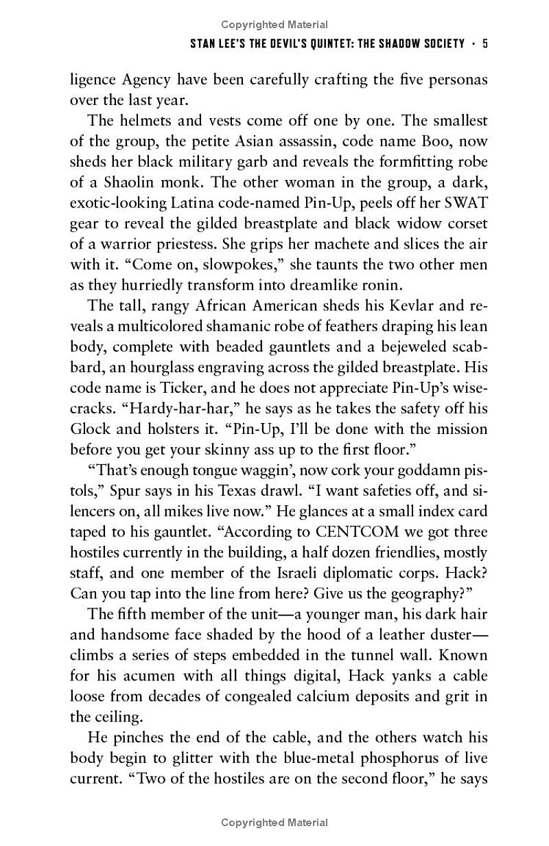 stan lee's the devil's quintet - the shadow society (book 2) - Ảnh 7