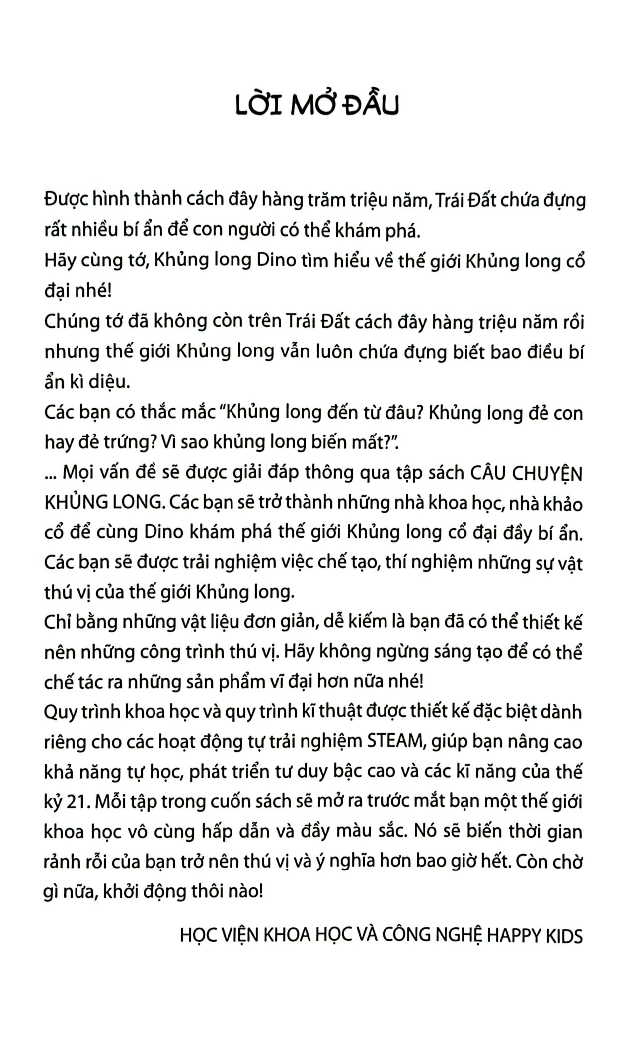 steam for kids - câu chuyện khủng long (6-14 tuổi) - Ảnh 4