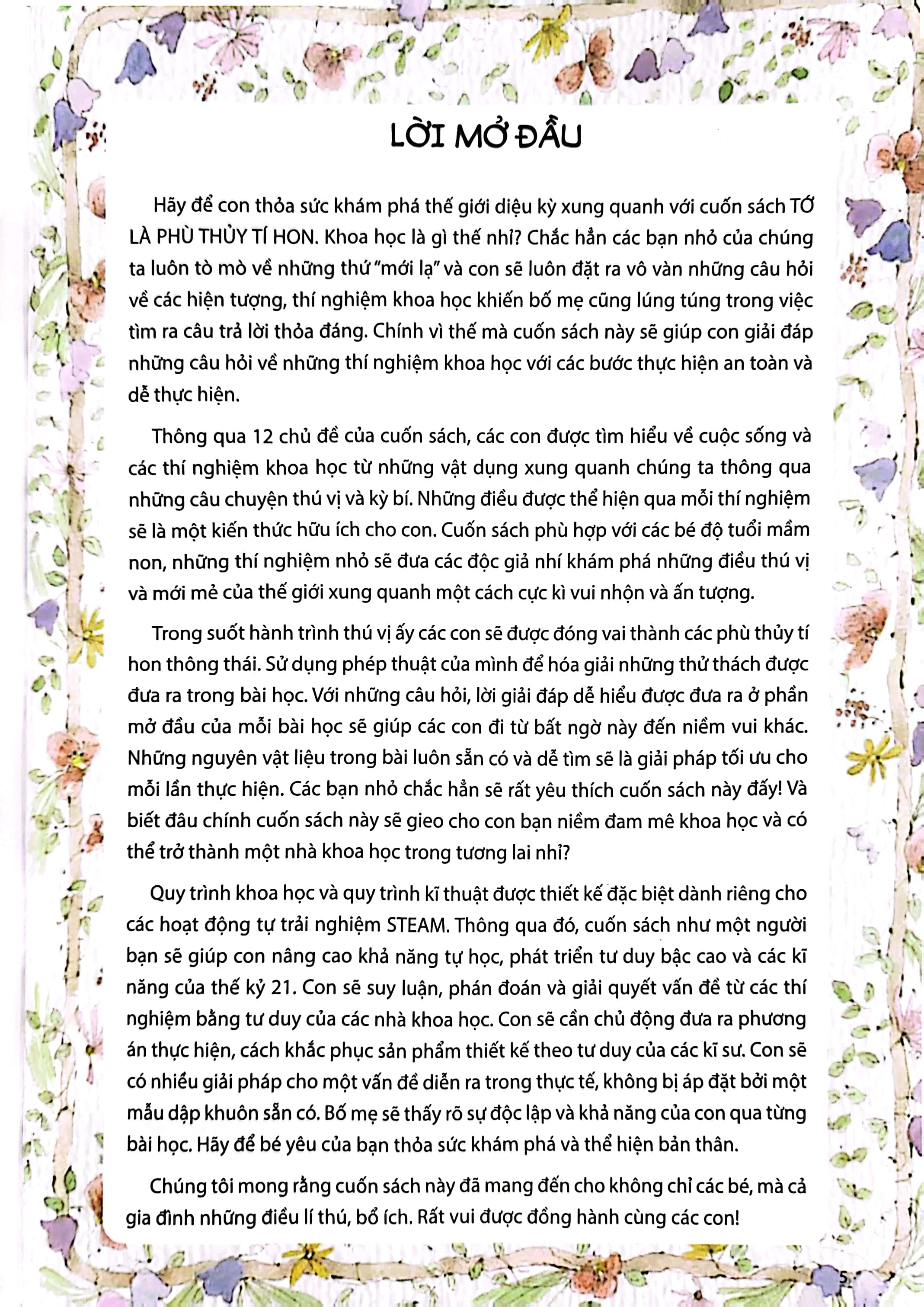 steam for kids - tớ là phù thủy tí hon (giáo dục sớm 3-6 tuổi) - Ảnh 4