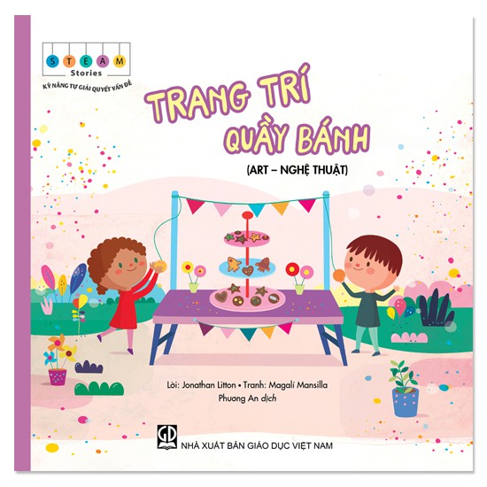 steam stories - kỹ năng tự giải quyết vấn đề - trang trí quầy bánh (art - nghệ thuật) - Ảnh 2