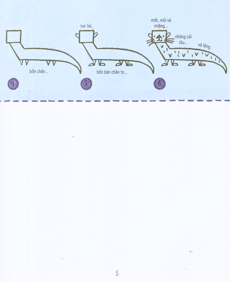 step by step drawing - vẽ cơ bản từ a-z - các loài động vật - Ảnh 6