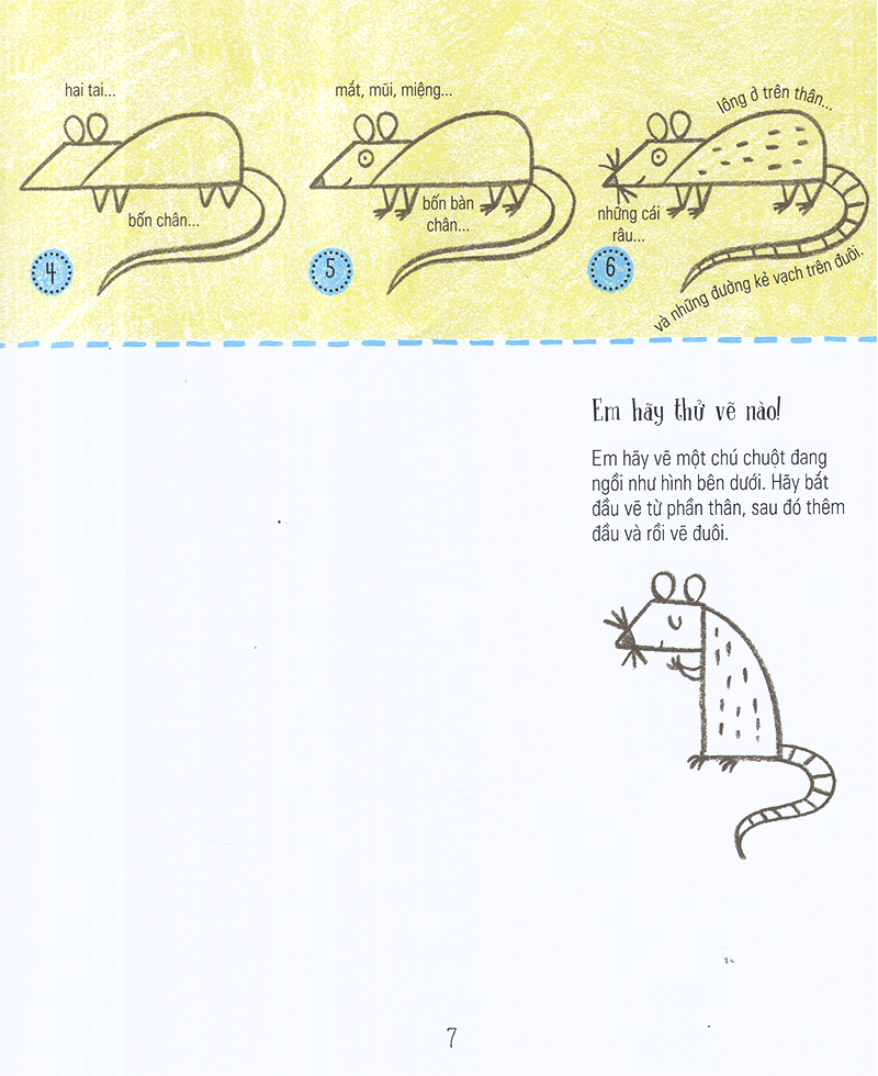 step by step drawing - vẽ cơ bản từ a-z - các loài động vật - Ảnh 8