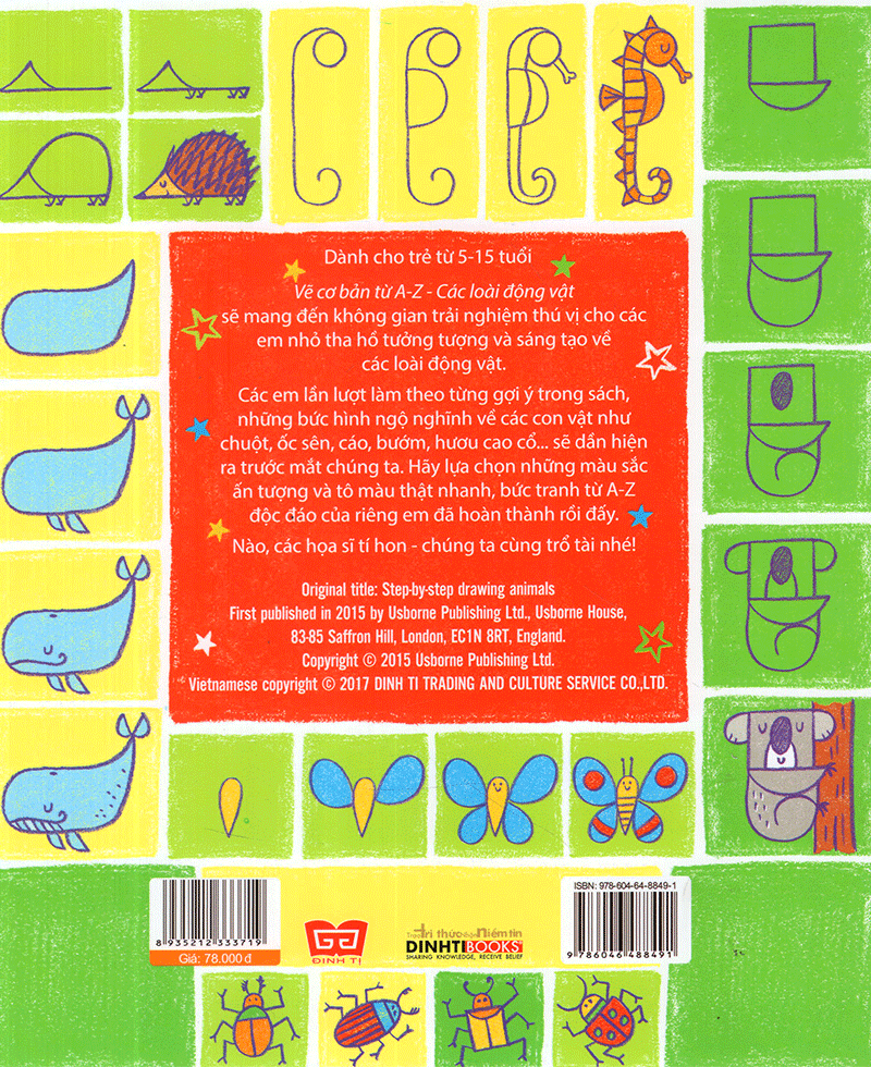 step by step drawing - vẽ cơ bản từ a-z - các loài động vật - Ảnh 9