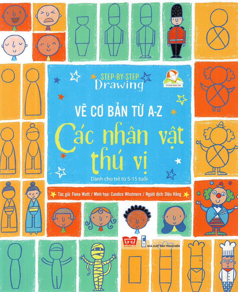 step by step drawing - vẽ cơ bản từ a-z - các nhân vật thú vị - Ảnh 2