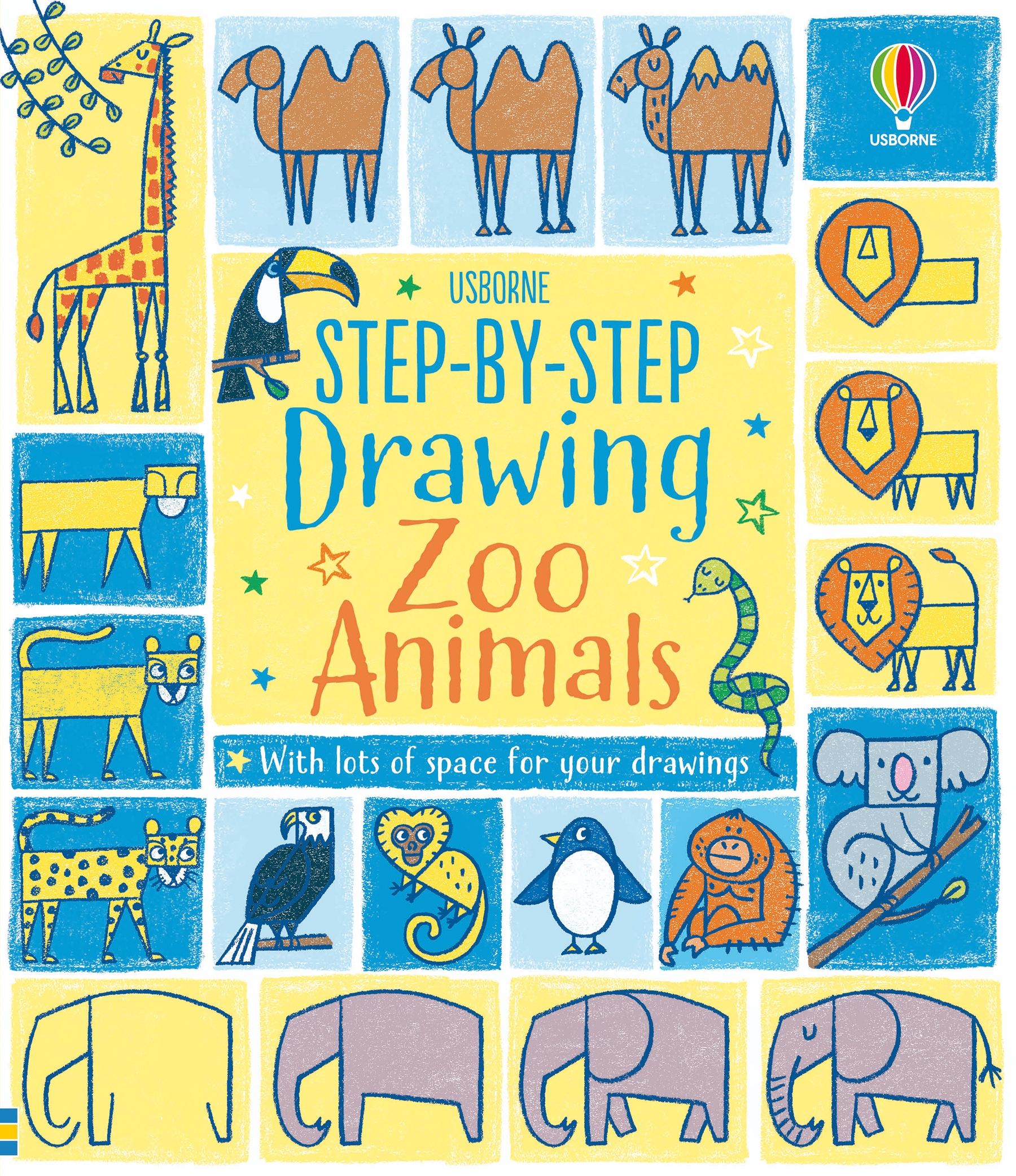 step-by-step drawing zoo animals - Ảnh 2