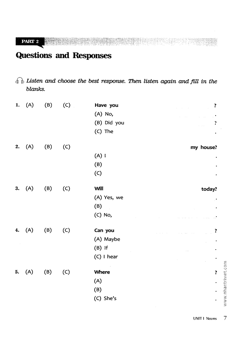 step one toeic (beginner-level skill-building guidebook) - Ảnh 6