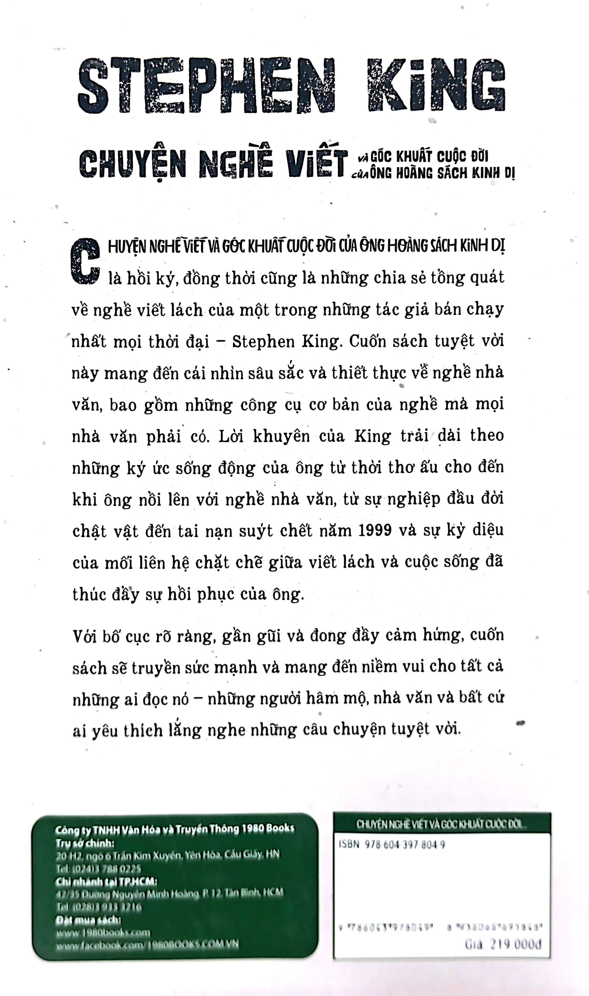 stephen king - chuyện nghề viết - Ảnh 9