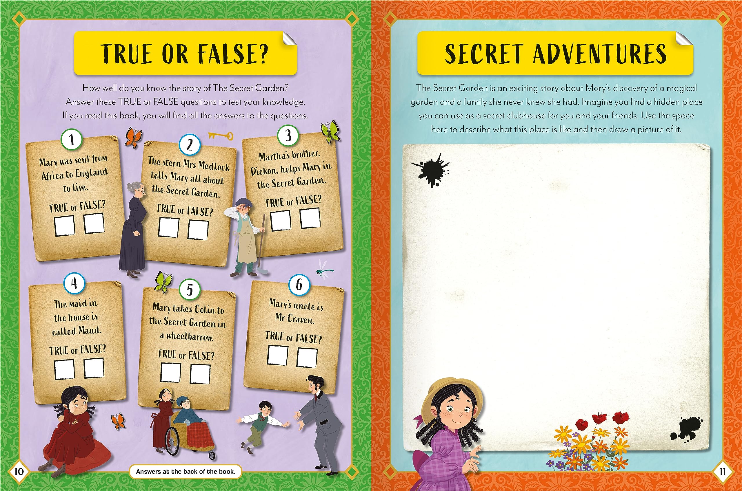 sticker activity books - the secret garden - Ảnh 7