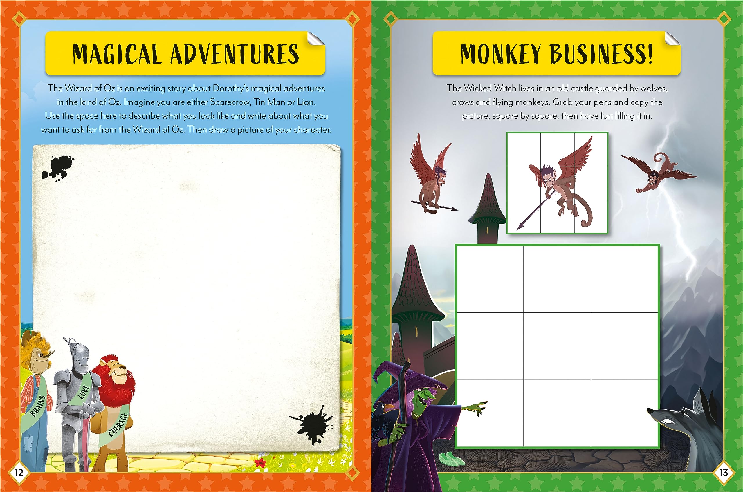 sticker activity books - the wizard of oz - Ảnh 8