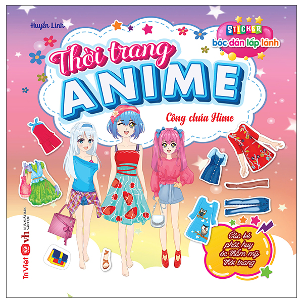 Sticker Bóc Dán Lấp Lánh - Thời Trang Anime - Công Chúa San - Ảnh 2