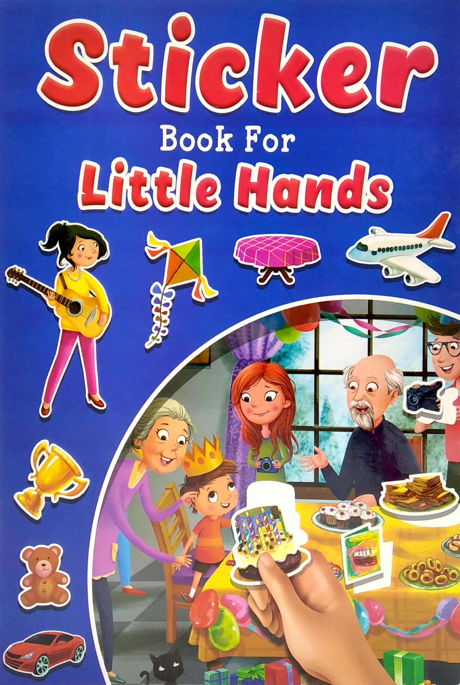 sticker book for little hands - blue - Ảnh 2