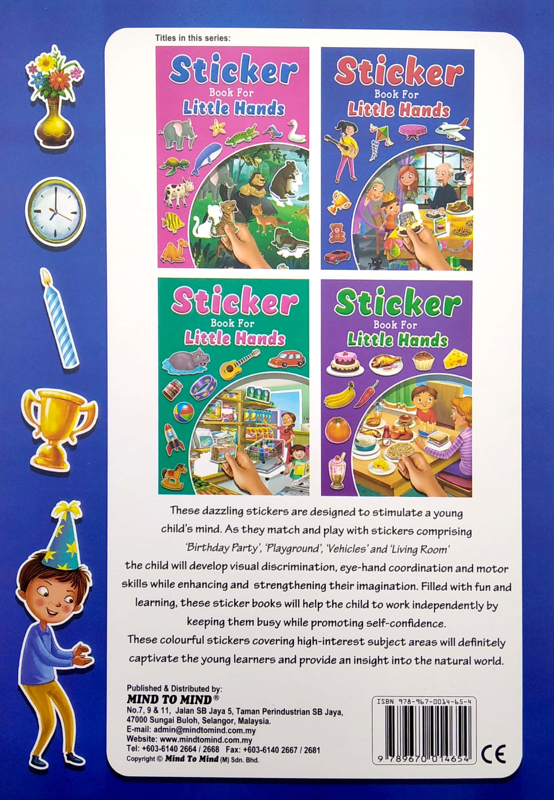 sticker book for little hands - blue - Ảnh 6