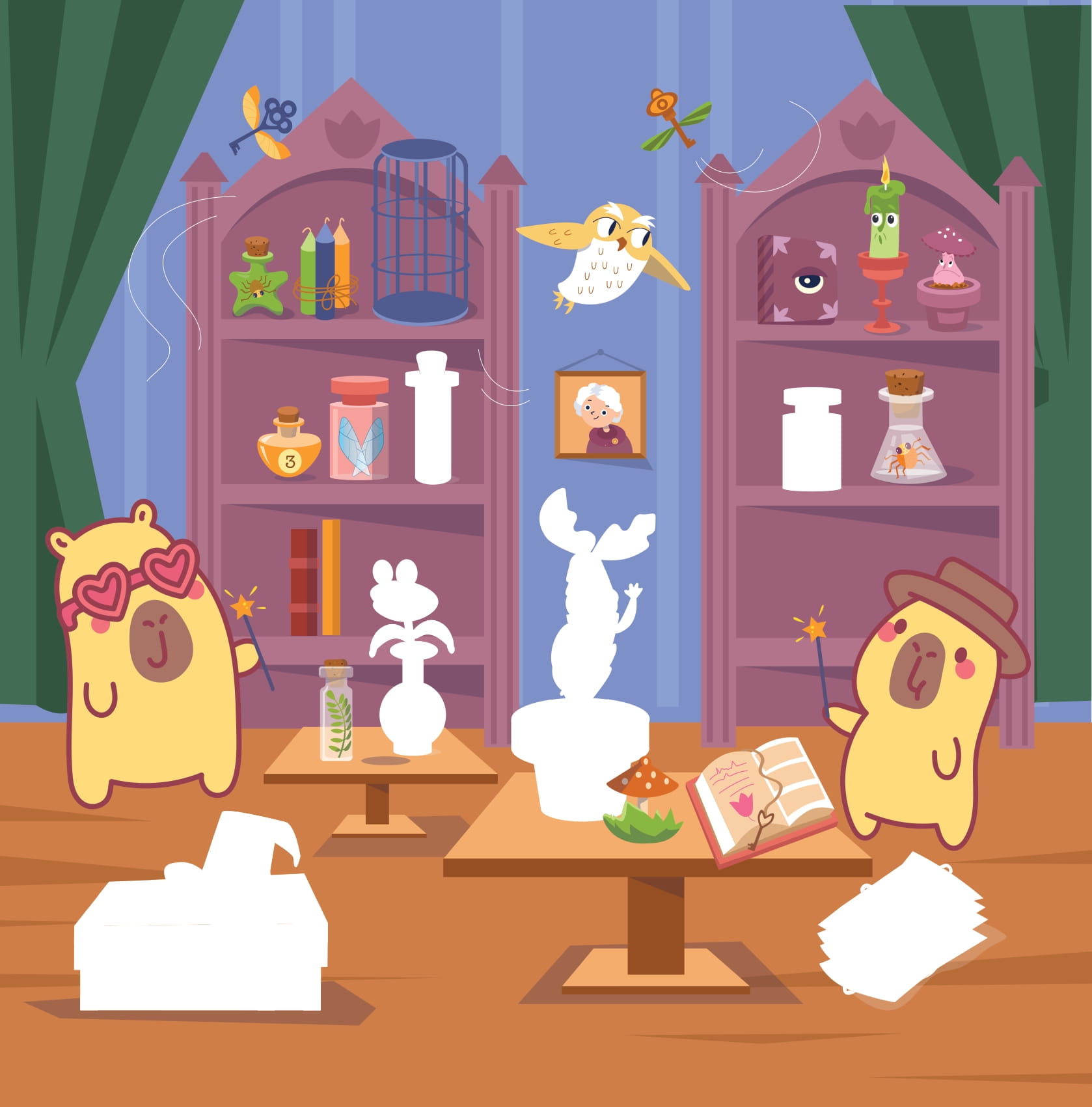 Sticker Capybara - Tìm Vật Ẩn Giấu - Khám Phá Thế GiớI - Ảnh 10