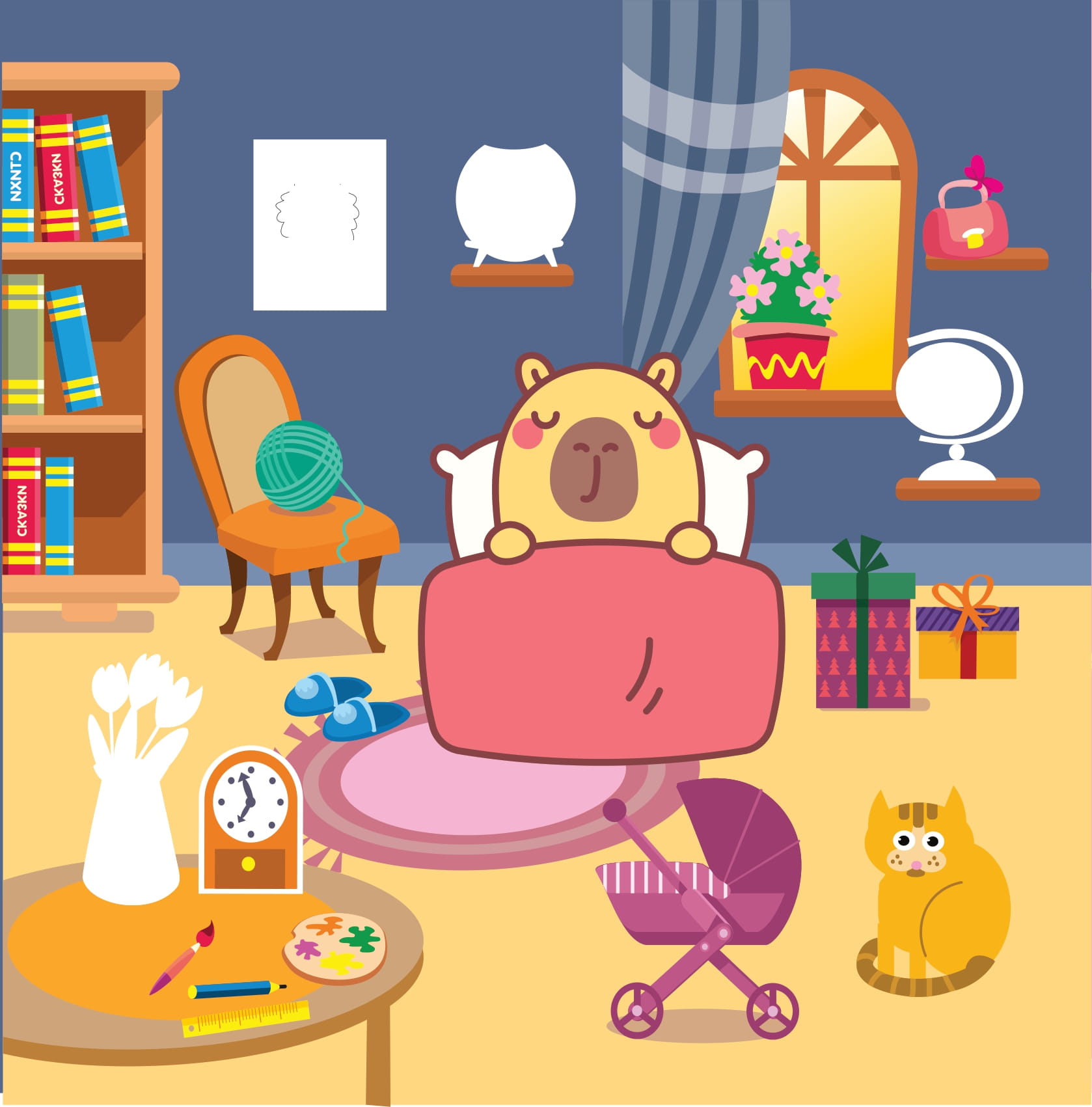 Sticker Capybara - Tìm Vật Ẩn Giấu - Khám Phá Thế GiớI - Ảnh 11