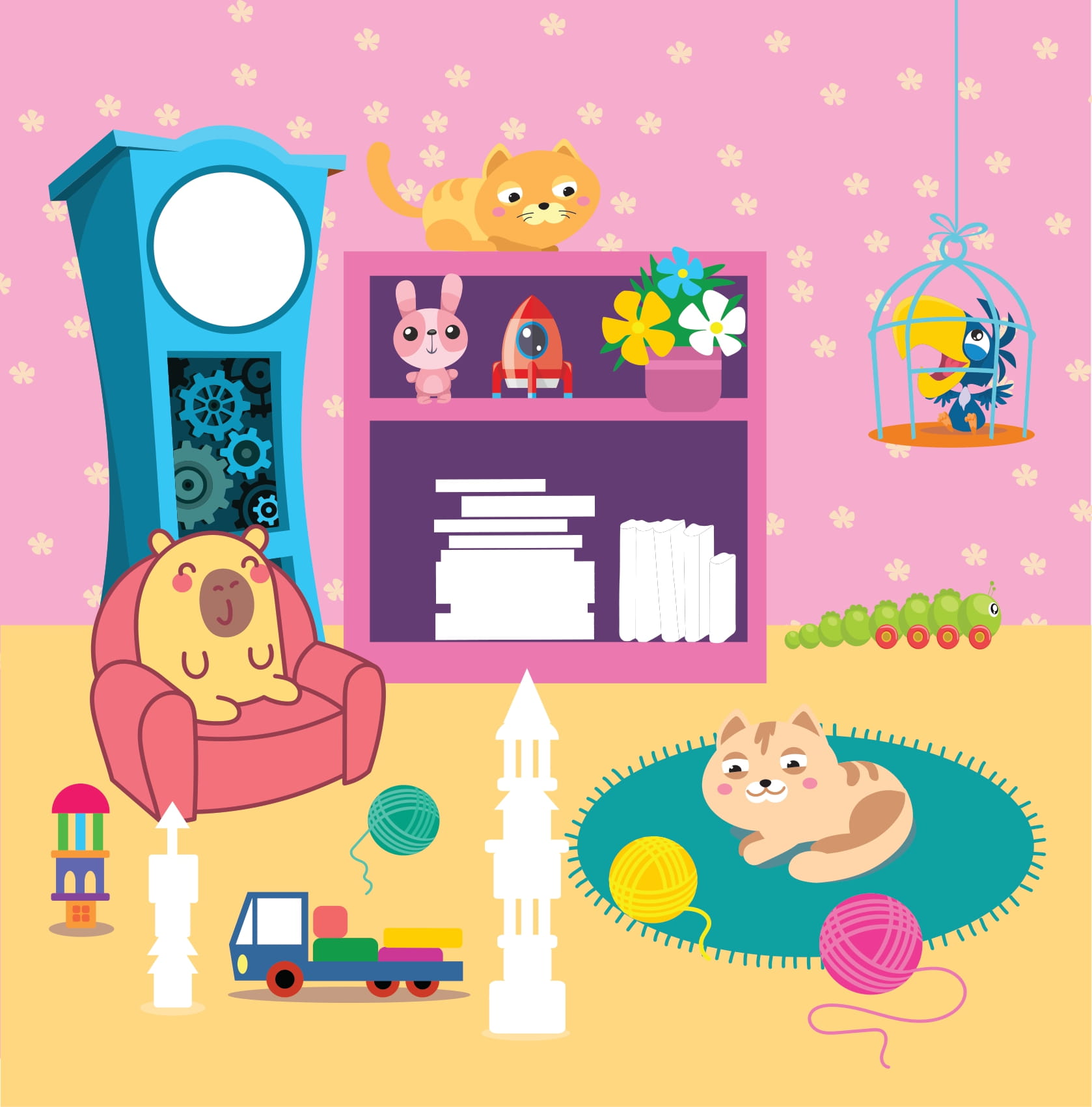 Sticker Capybara - Tìm Vật Ẩn Giấu - Khám Phá Thế GiớI - Ảnh 12