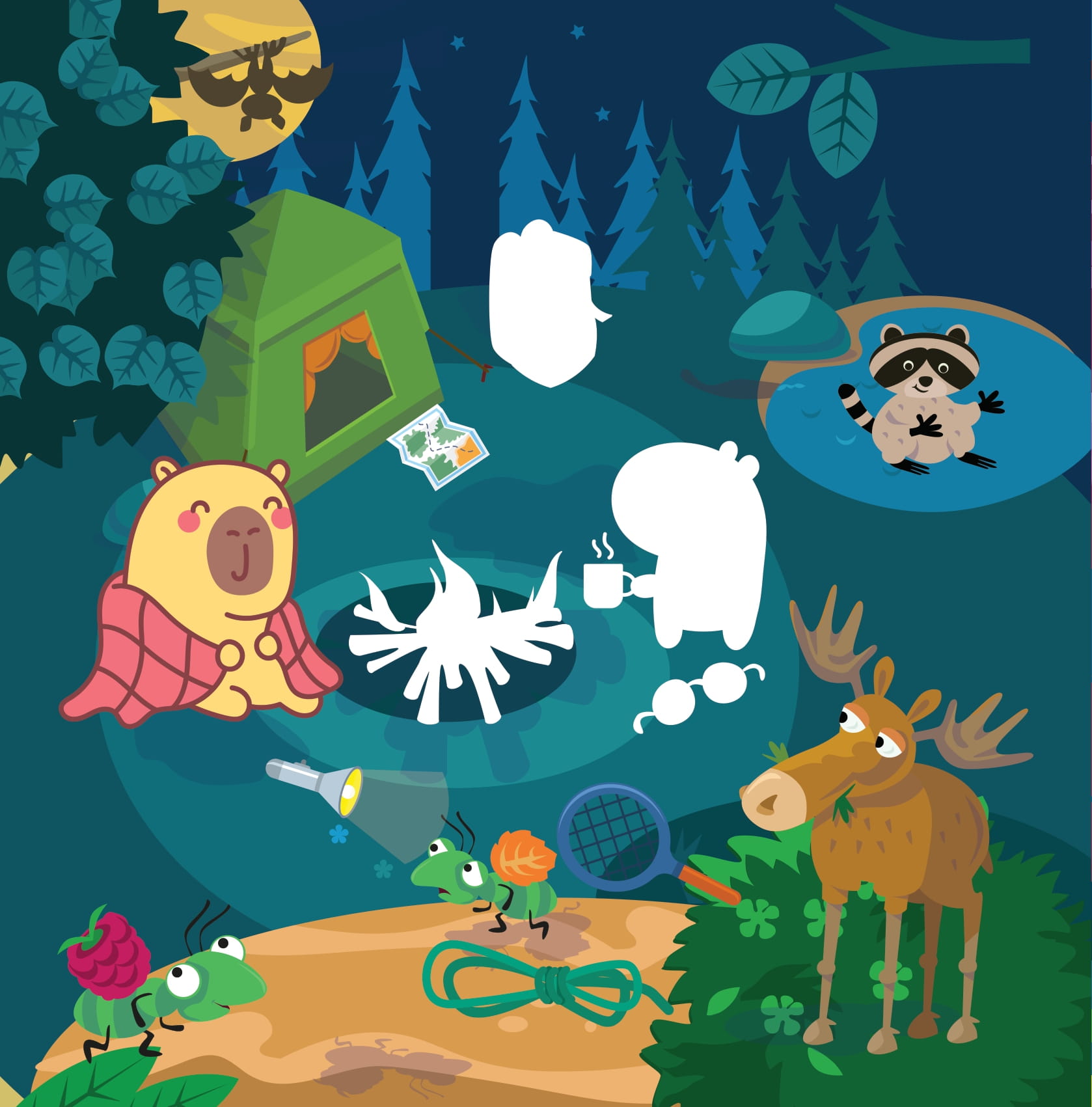 Sticker Capybara - Tìm Vật Ẩn Giấu - Khám Phá Thế GiớI - Ảnh 13