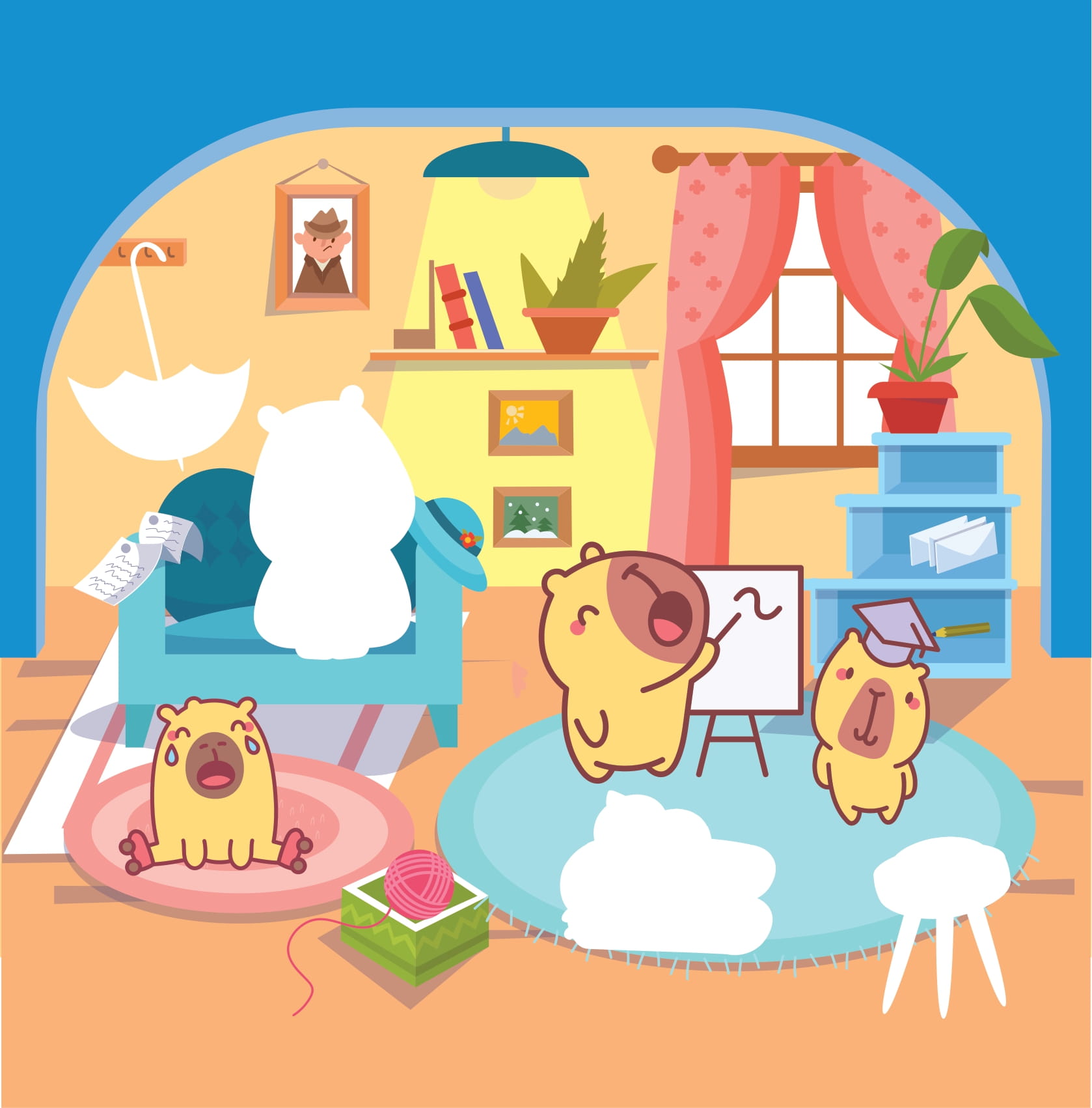 Sticker Capybara - Tìm Vật Ẩn Giấu - Khám Phá Thế GiớI - Ảnh 8