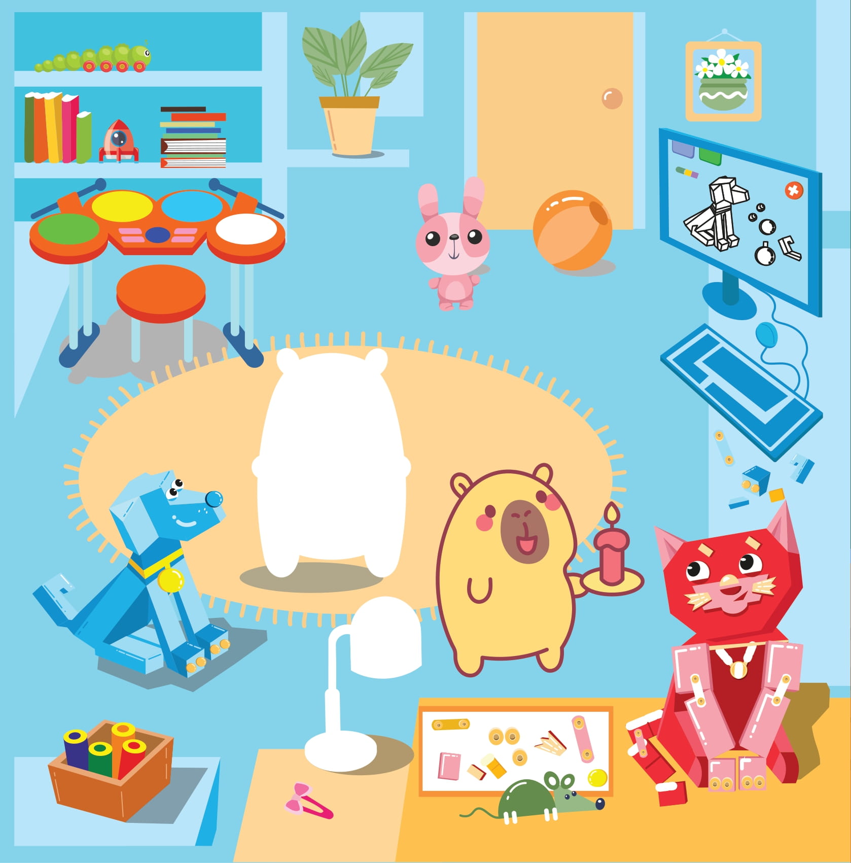 Sticker Capybara - Tìm Vật Ẩn Giấu - Khám Phá Thế GiớI - Ảnh 9