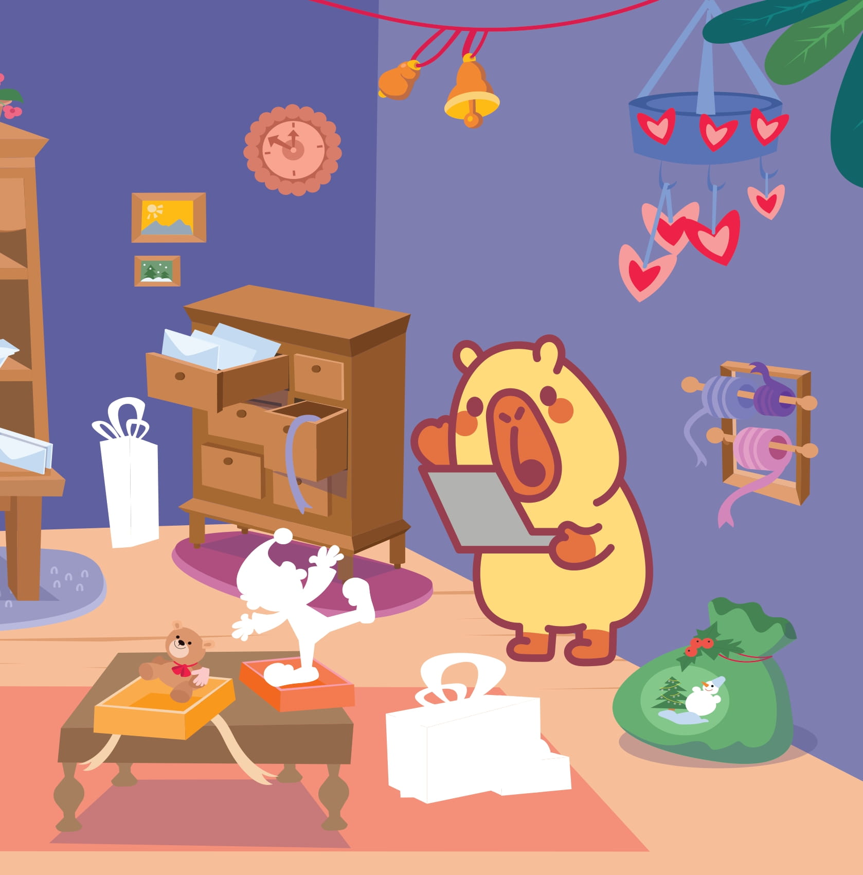 Sticker Capybara - Tìm Vật Ẩn Giấu - NgườI Bạn Tuyết - Ảnh 12