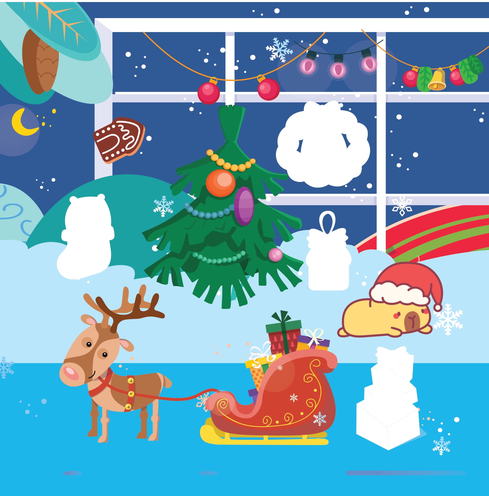 Sticker Capybara - Tìm Vật Ẩn Giấu - NgườI Bạn Tuyết - Ảnh 5