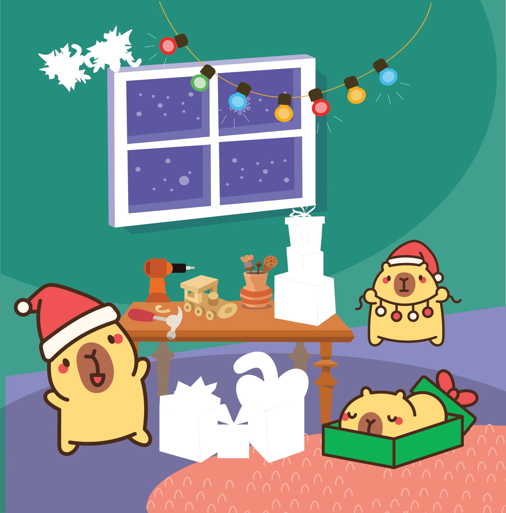 Sticker Capybara - Tìm Vật Ẩn Giấu - NgườI Bạn Tuyết - Ảnh 7