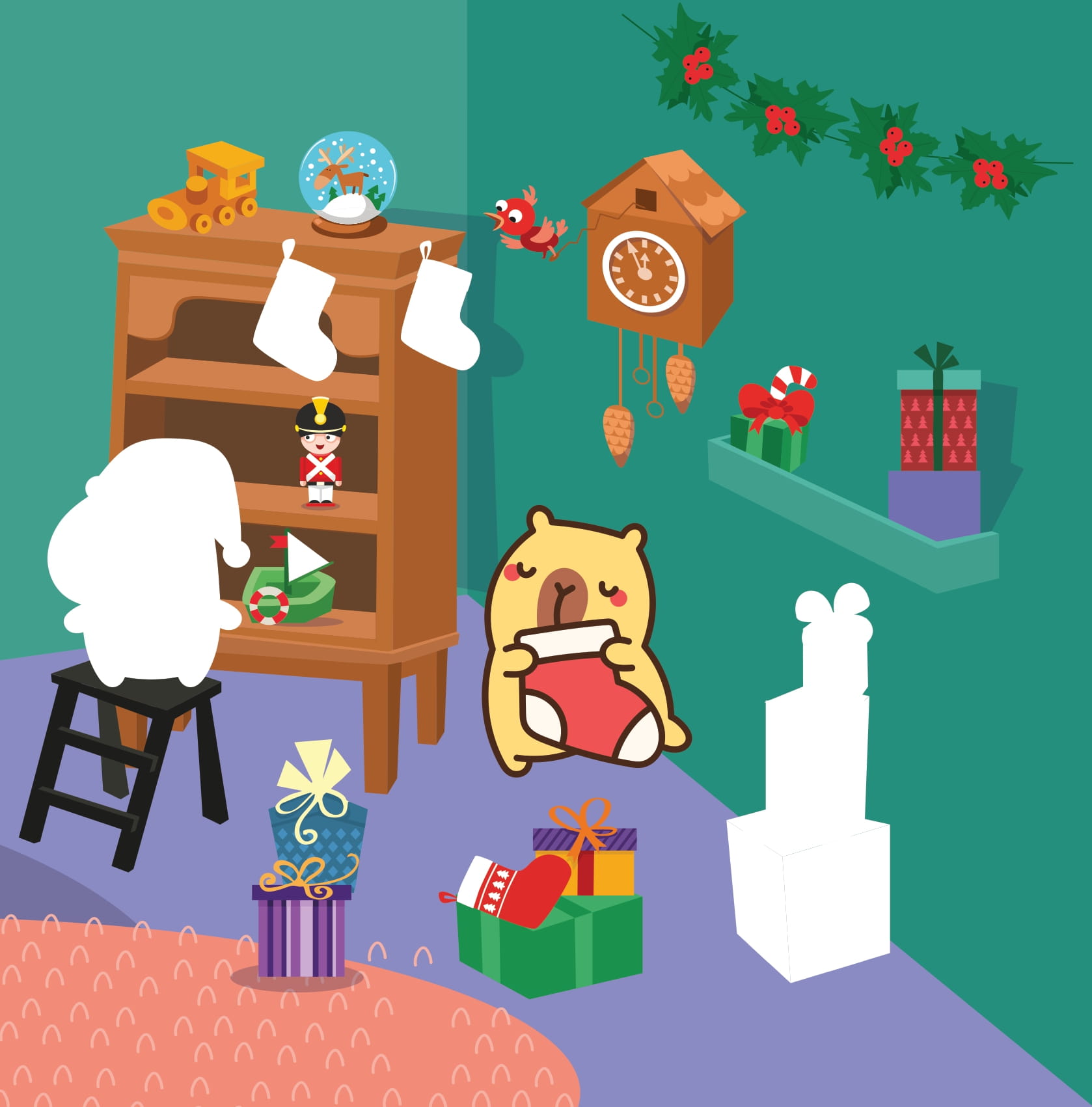 Sticker Capybara - Tìm Vật Ẩn Giấu - NgườI Bạn Tuyết - Ảnh 8