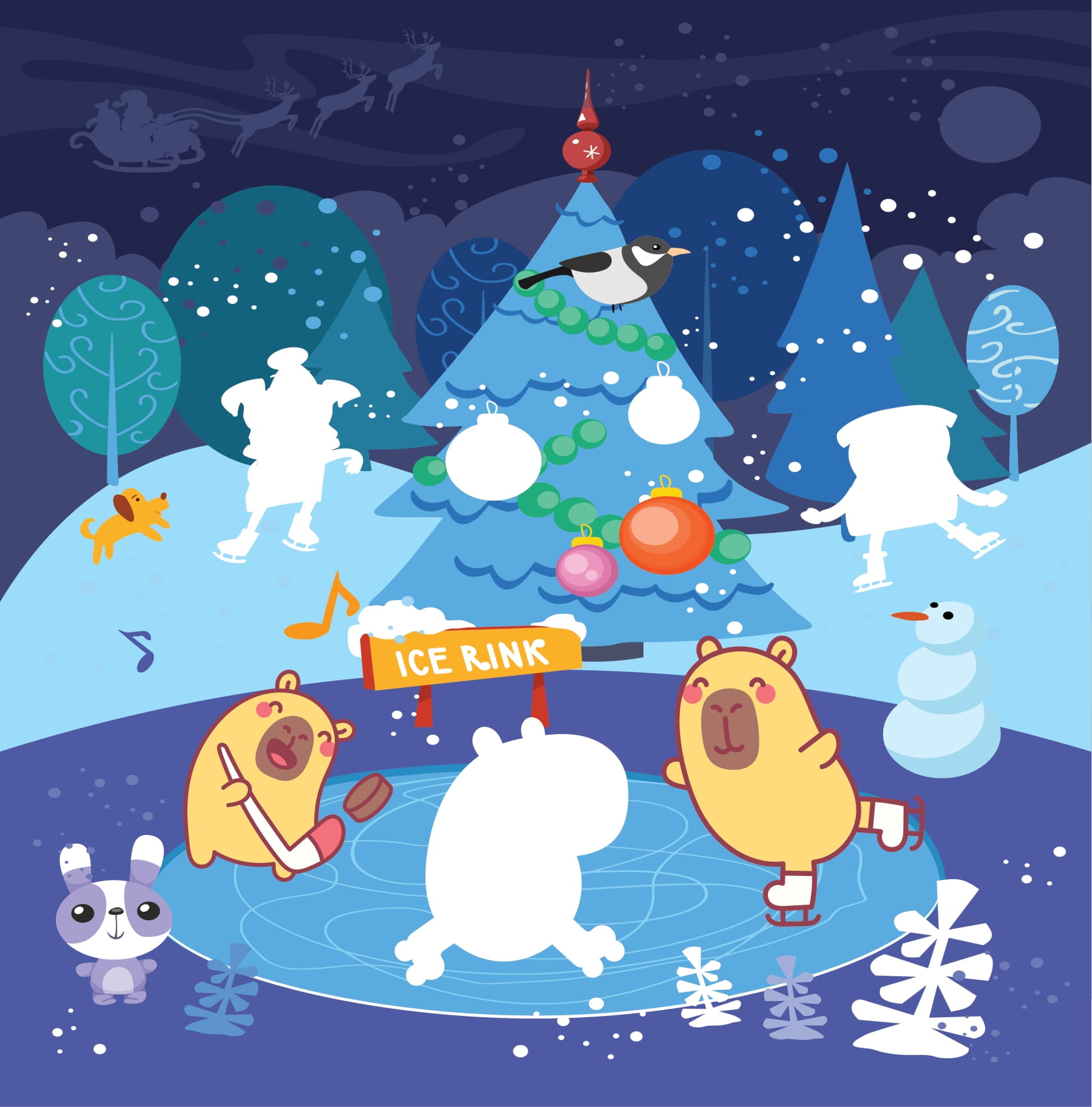 Sticker Capybara - Tìm Vật Ẩn Giấu - NgườI Bạn Tuyết - Ảnh 9