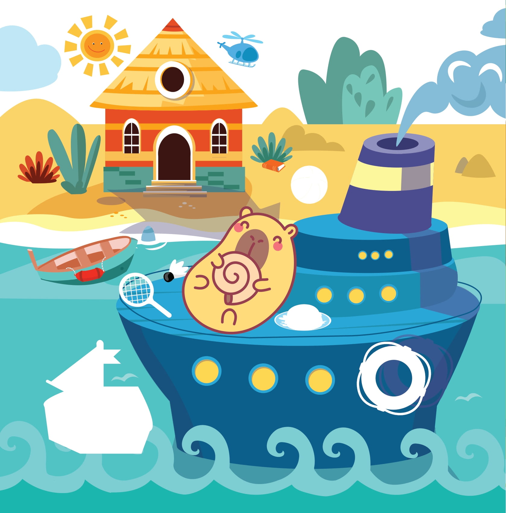 Sticker Capybara - Tìm Vật Ẩn Giấu - Thế GiớI Đại Dương - Ảnh 7