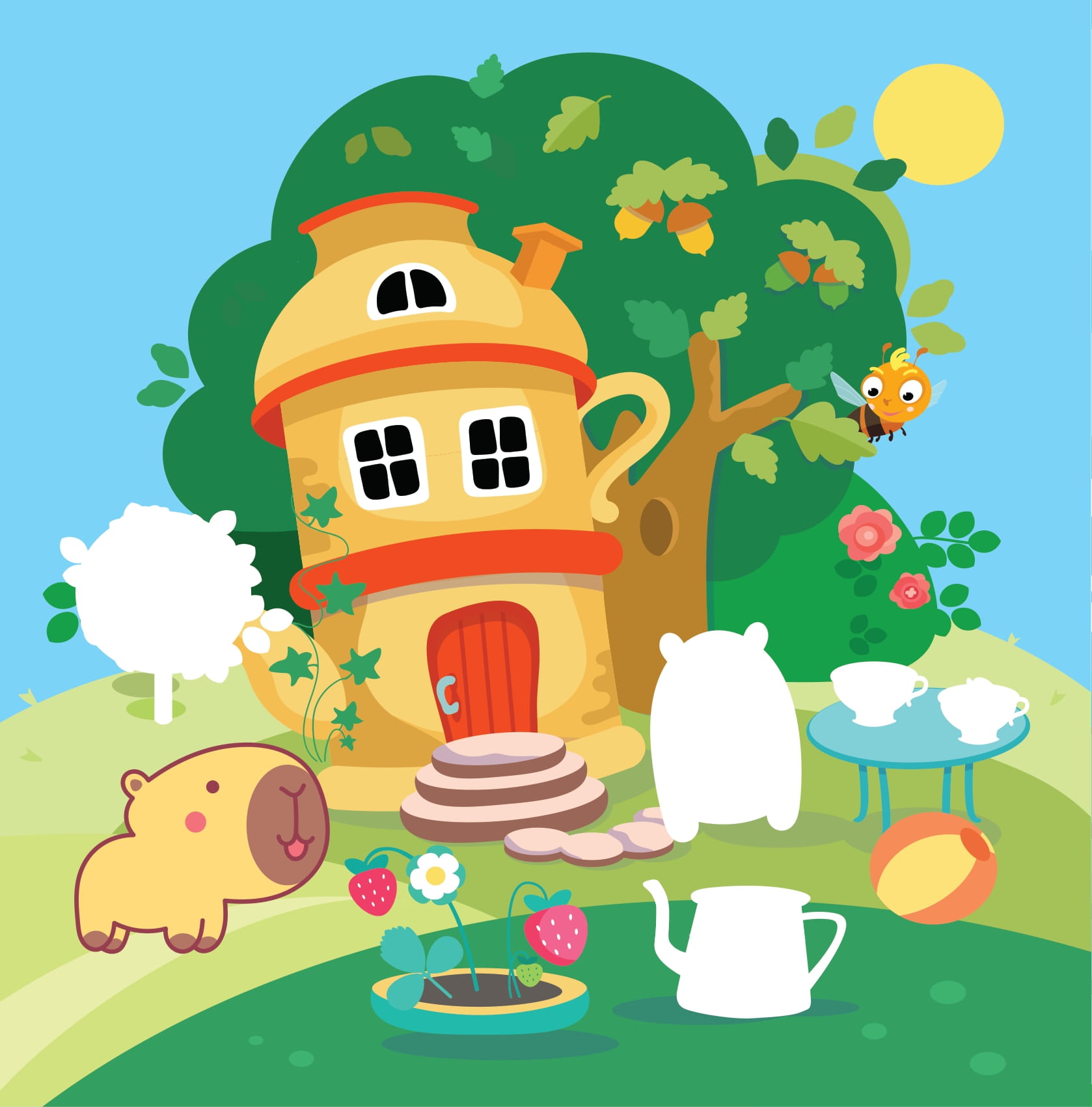 Sticker Capybara - Tìm Vật Ẩn Giấu - Thế GiớI Đại Dương - Ảnh 9