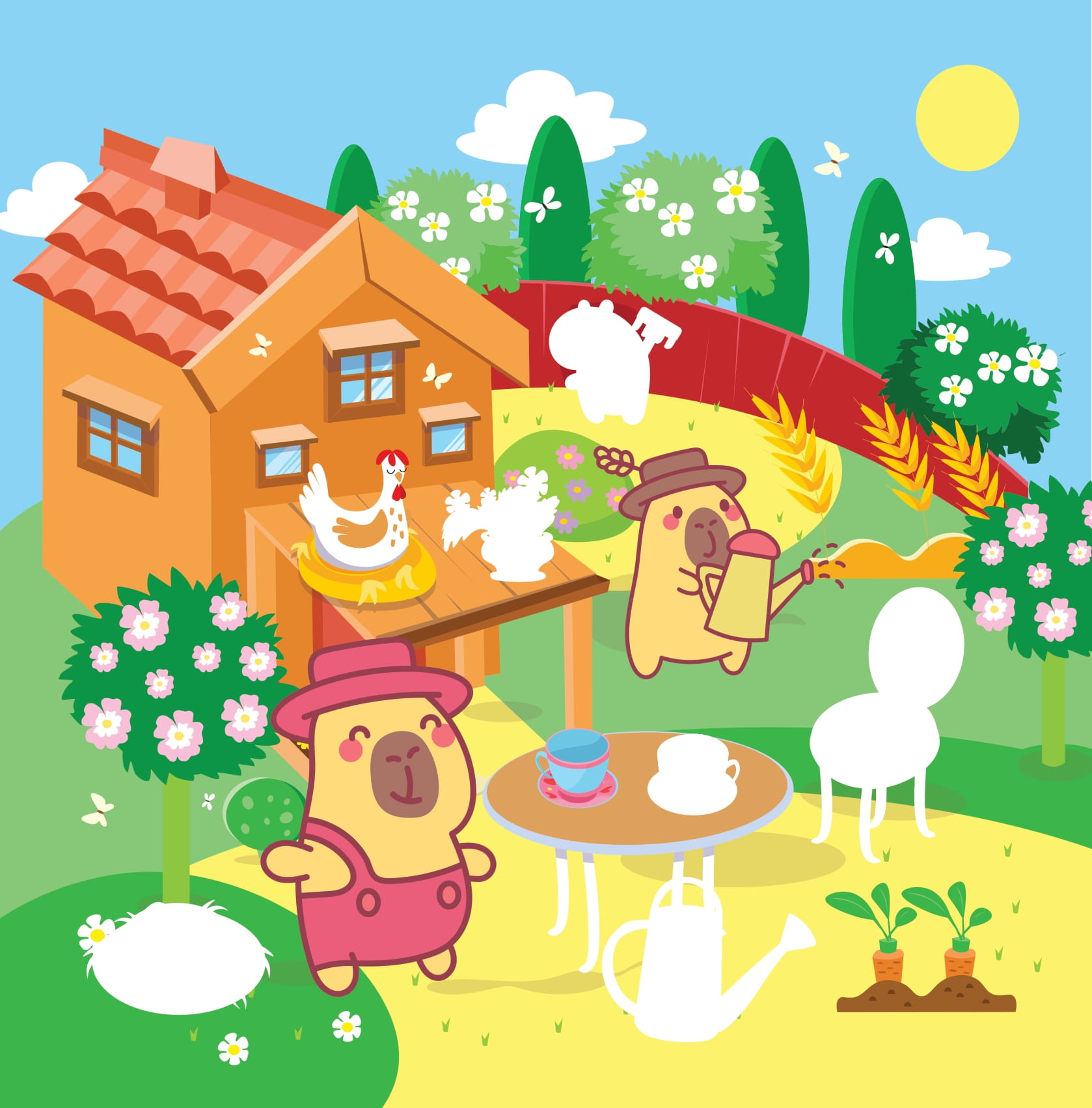 Sticker Capybara - Tìm Vật Ẩn Giấu - Vương Quốc Đồ Chơi - Ảnh 10