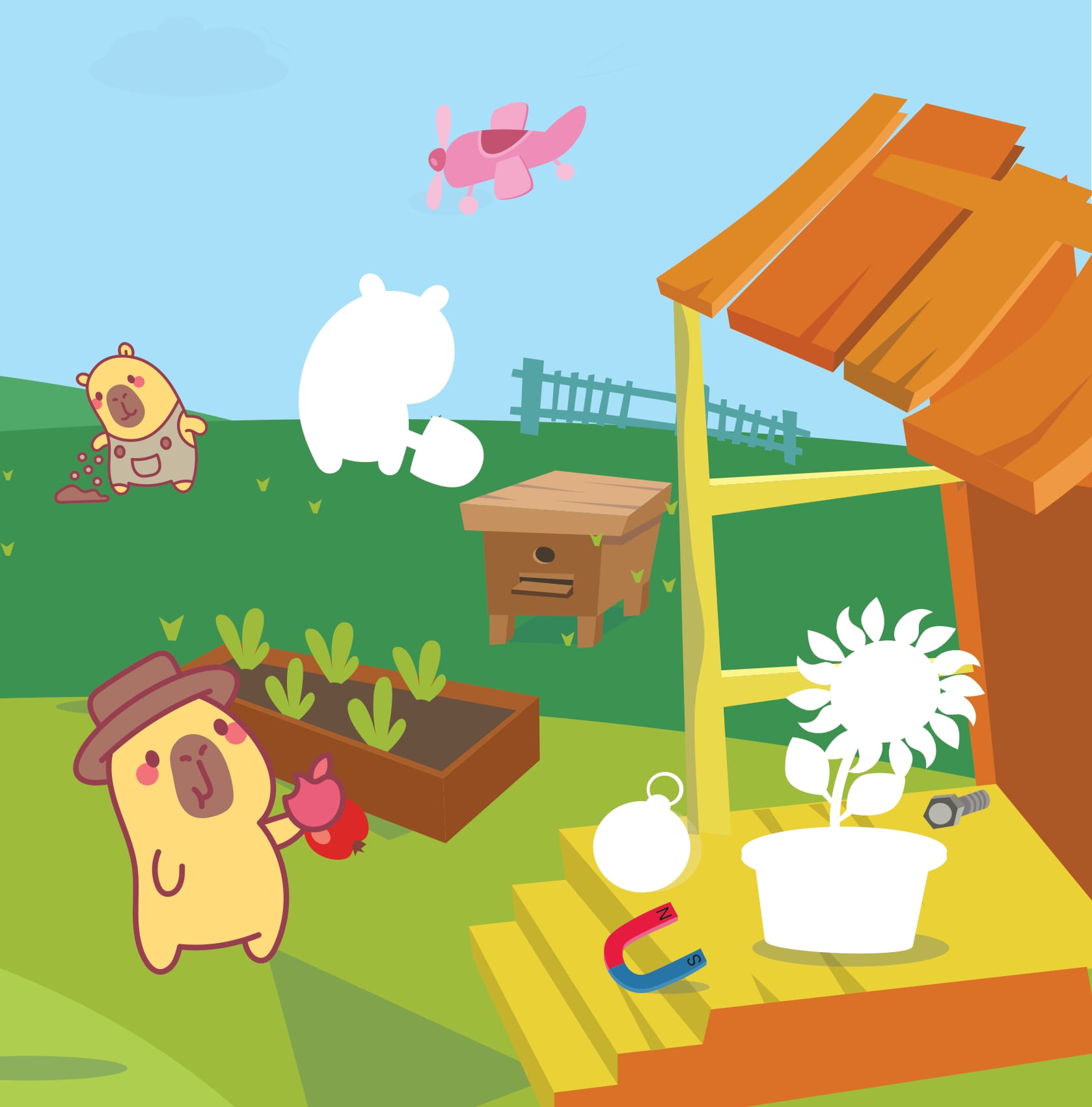 Sticker Capybara - Tìm Vật Ẩn Giấu - Vương Quốc Đồ Chơi - Ảnh 6