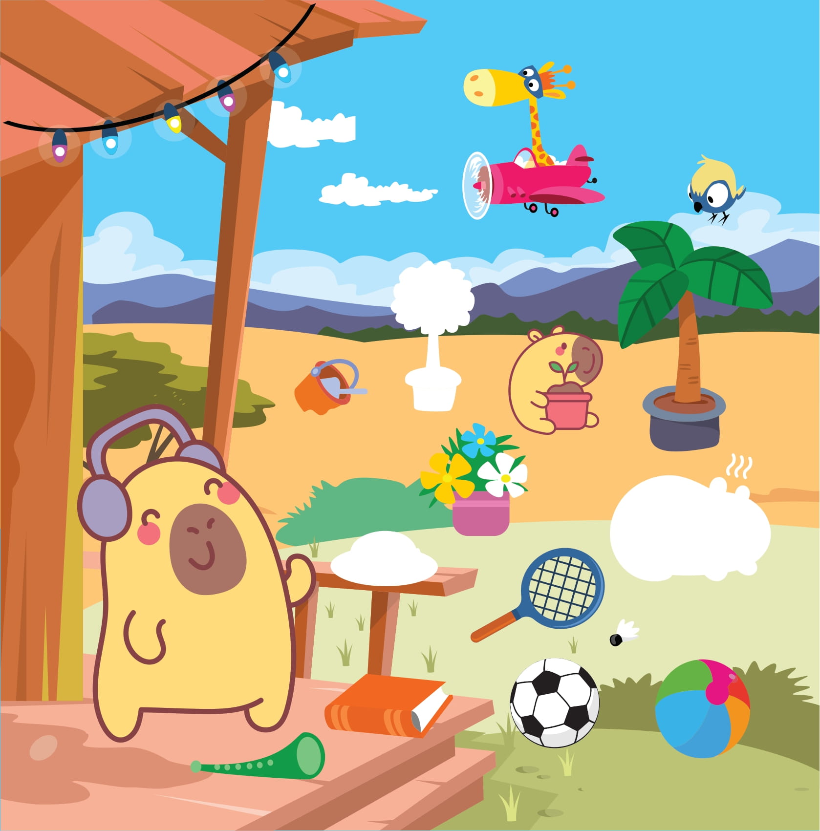 Sticker Capybara - Tìm Vật Ẩn Giấu - Vương Quốc Đồ Chơi - Ảnh 8