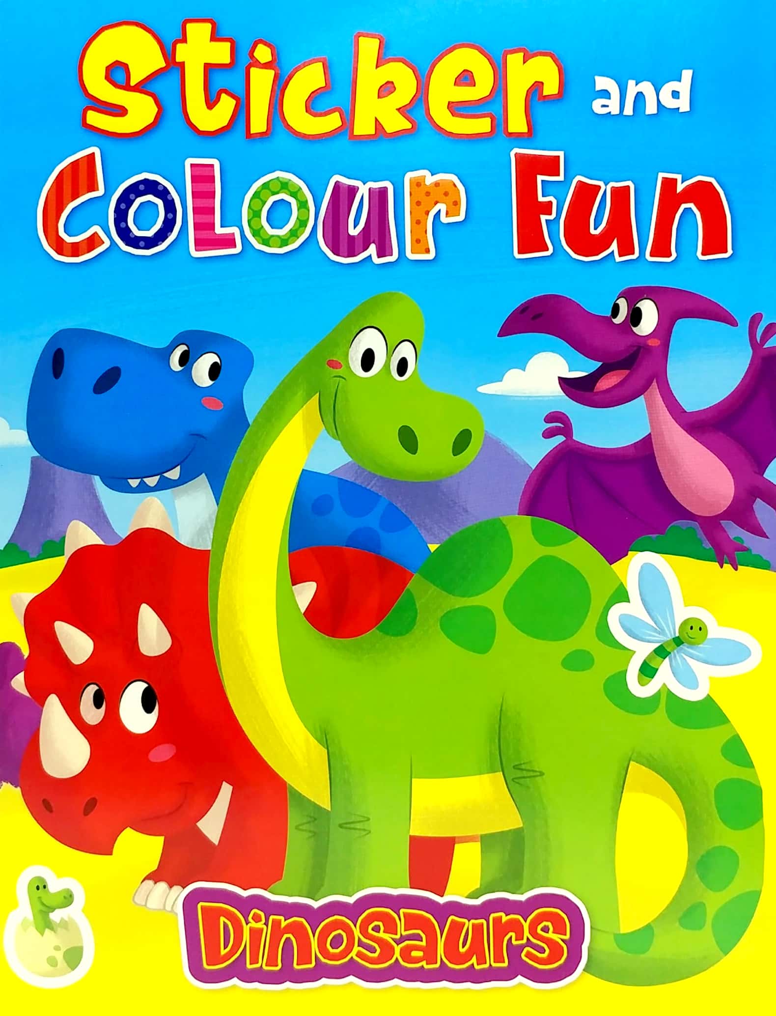 sticker & colour fun_ dinosaurs - Ảnh 2