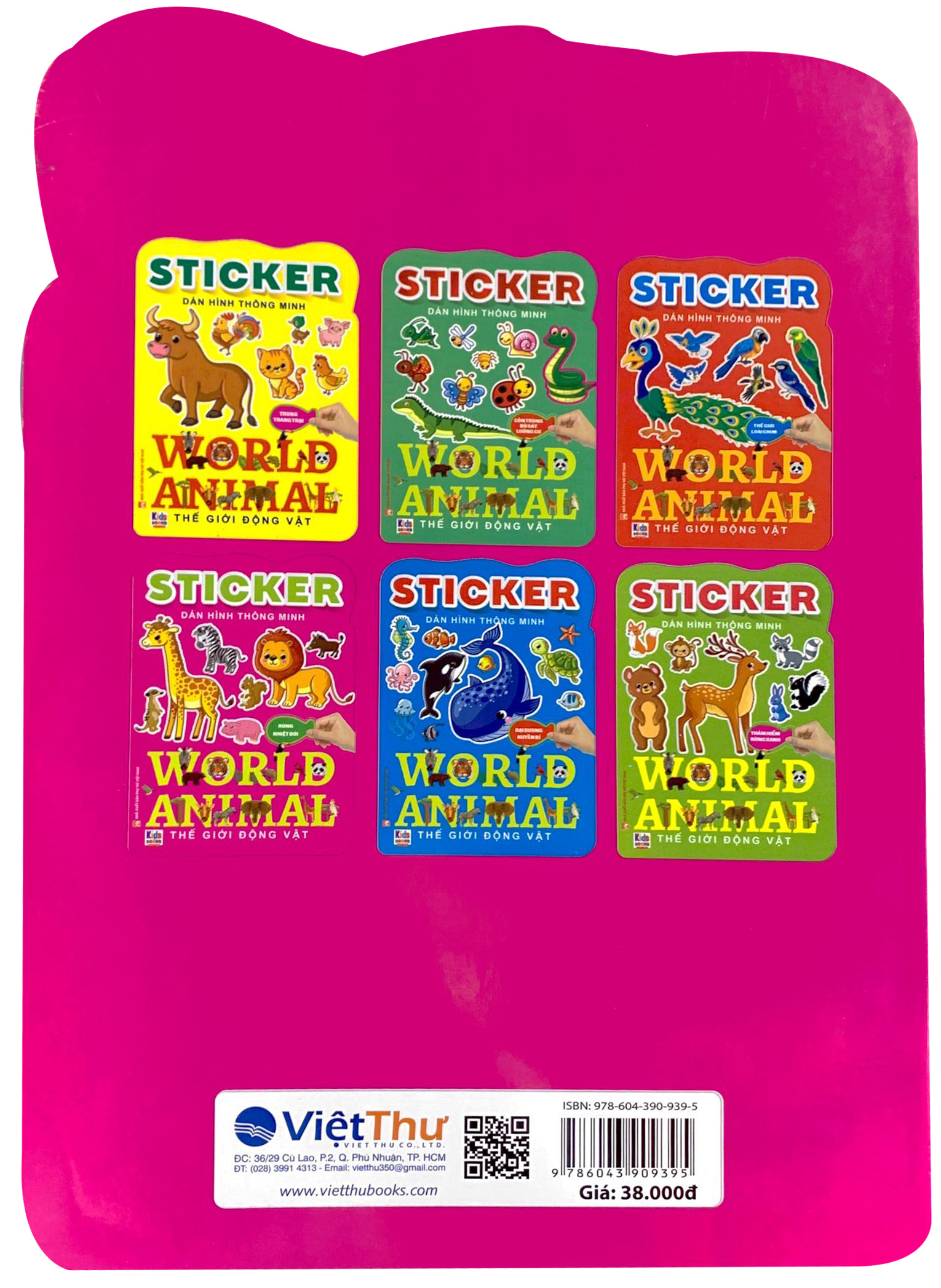 sticker dán hình thông minh - thế giới động vật - rừng nhiệt đới - Ảnh 6