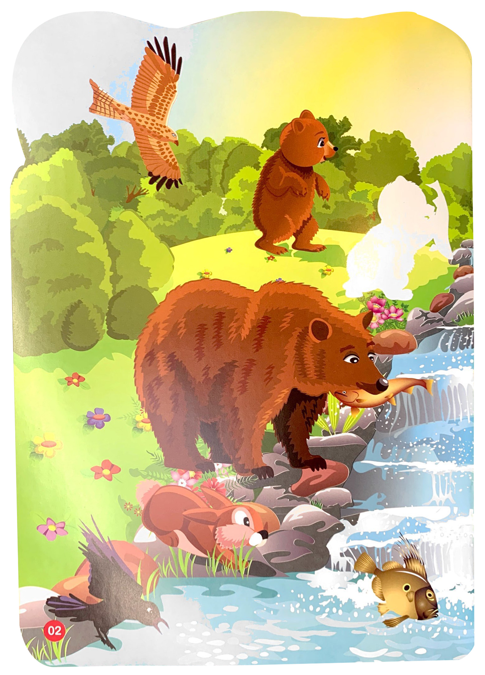 sticker dán hình thông minh - thế giới động vật - thám hiểm rừng xanh - Ảnh 3